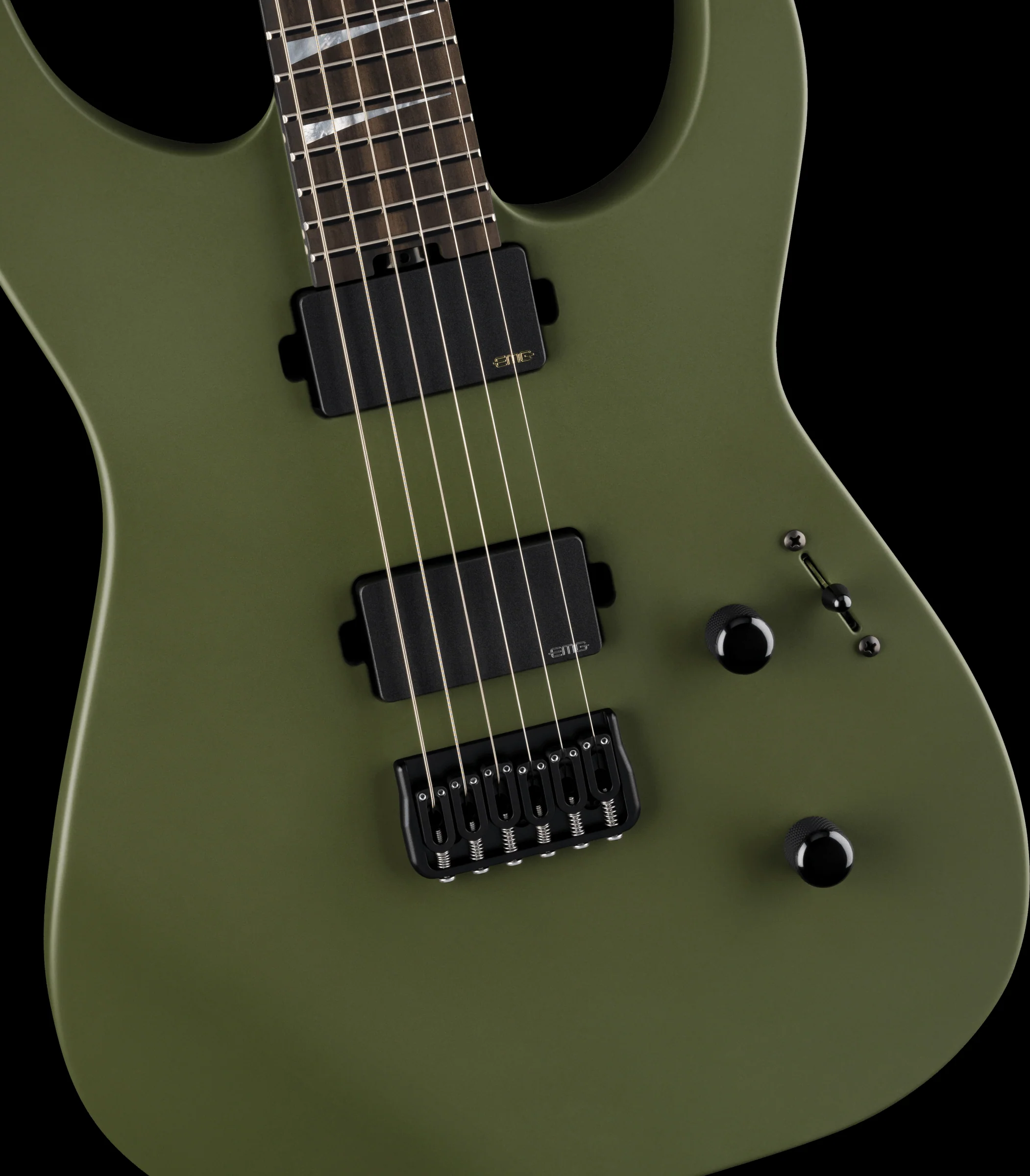 Jackson American Series Soloist SL2 HT Matte Army Drab With Case - Image 4