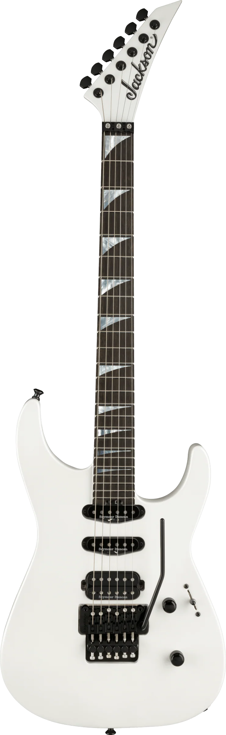 Jackson American Series Soloist SL3 Ebony Fingerboard Platinum Pearl With Case - Image 2
