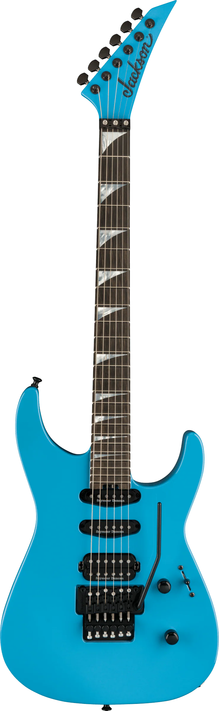 Jackson American Series Soloist SL3 Ebony Fingerboard Riviera Blue With Case - Image 2