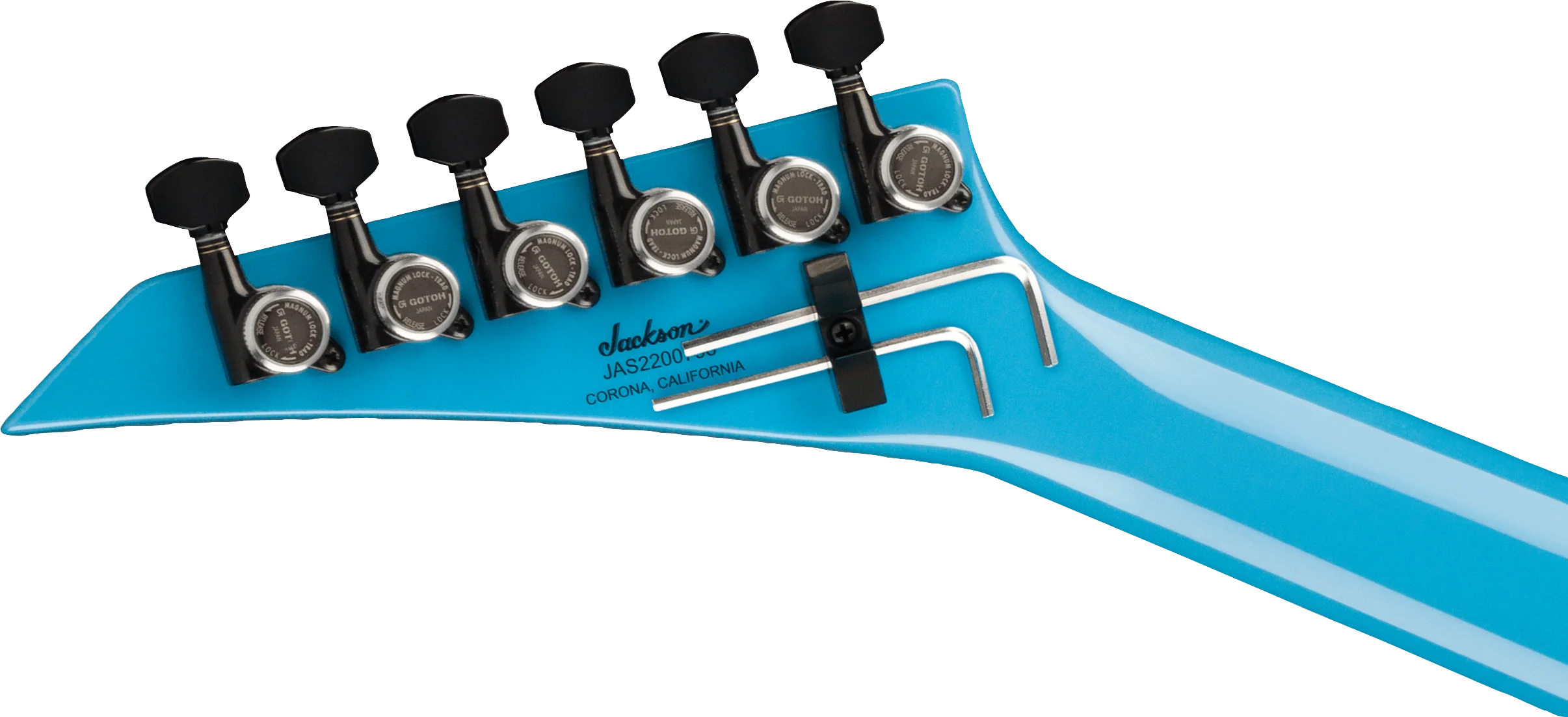Jackson American Series Soloist SL3 Ebony Fingerboard Riviera Blue With Case - Image 7