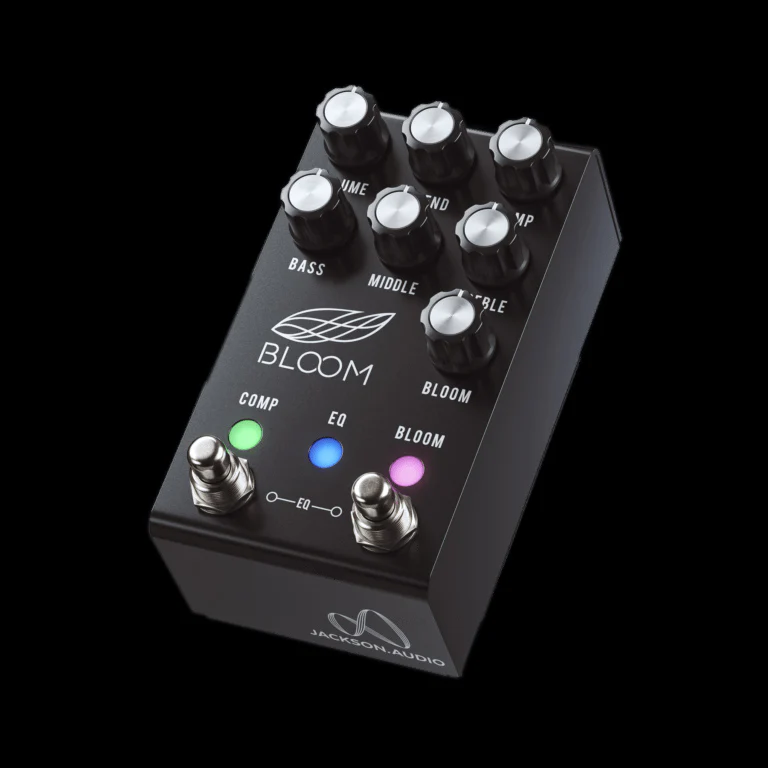 Jackson Audio Bloom V2 MIDI Black EQ/Compressor Guitar Effect Pedal - Image 2