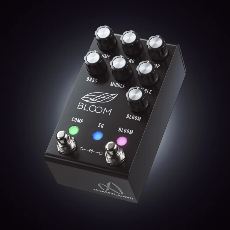 Jackson Audio Bloom V2 MIDI Black EQ/Compressor Guitar Effect Pedal - Image 3