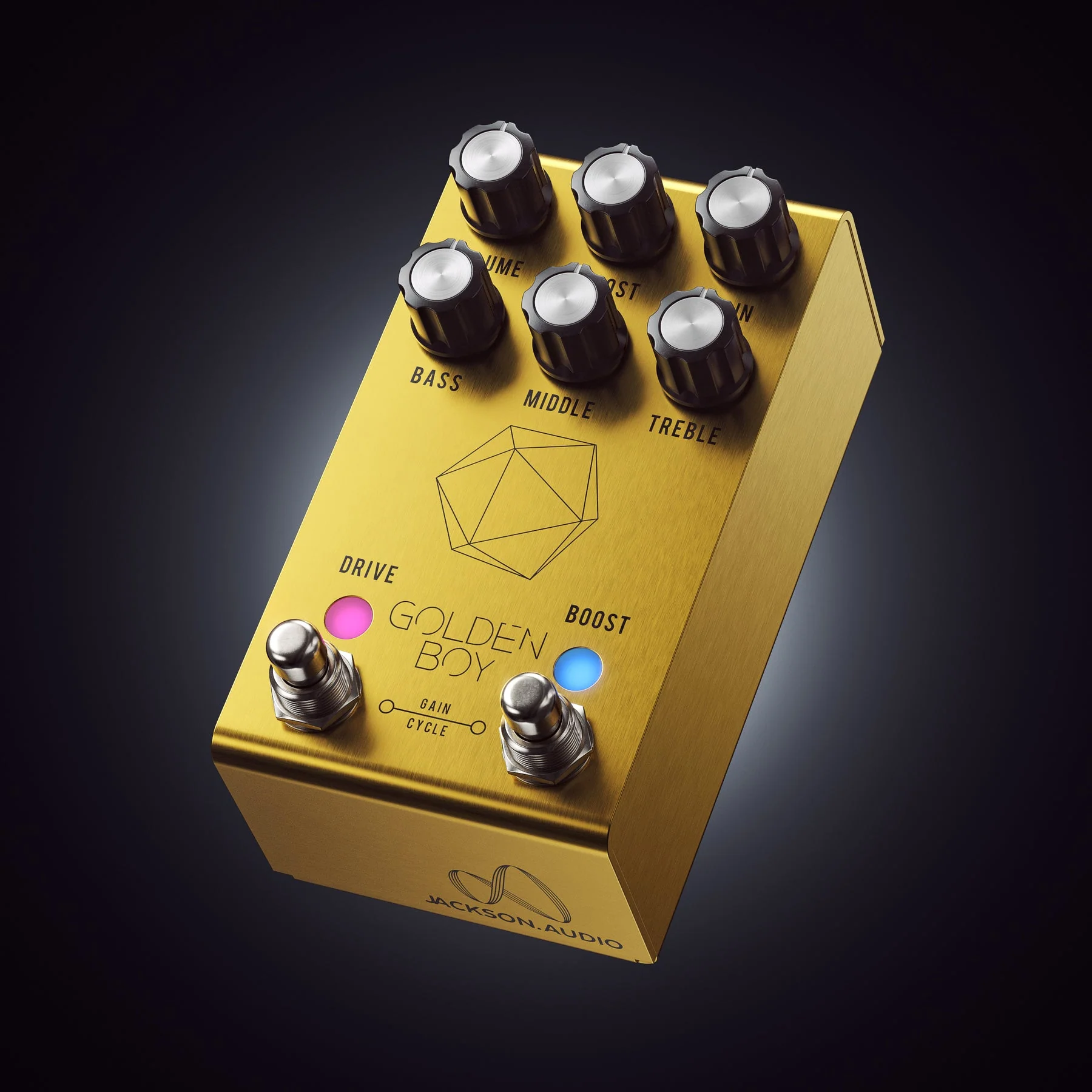 Jackson Audio Golden Boy Transparent Overdrive Guitar Effect Pedal - Image 3