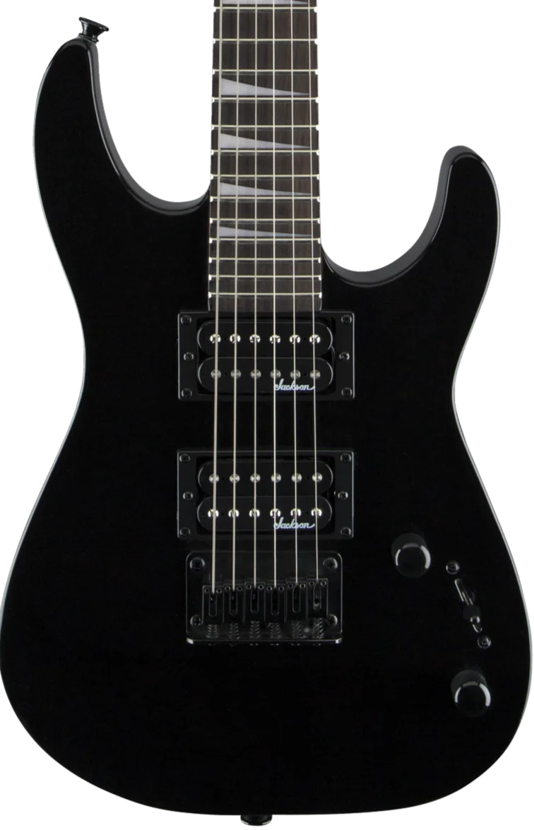 Jackson JS Series Dinky Minion JS1X Amaranth Fingerboard Gloss Black Mini Guitar