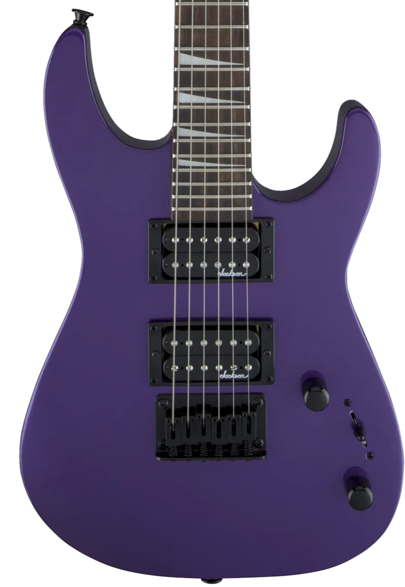 Jackson JS Series Dinky Minion JS1X Amaranth Fingerboard Pavo Purple Mini Guitar