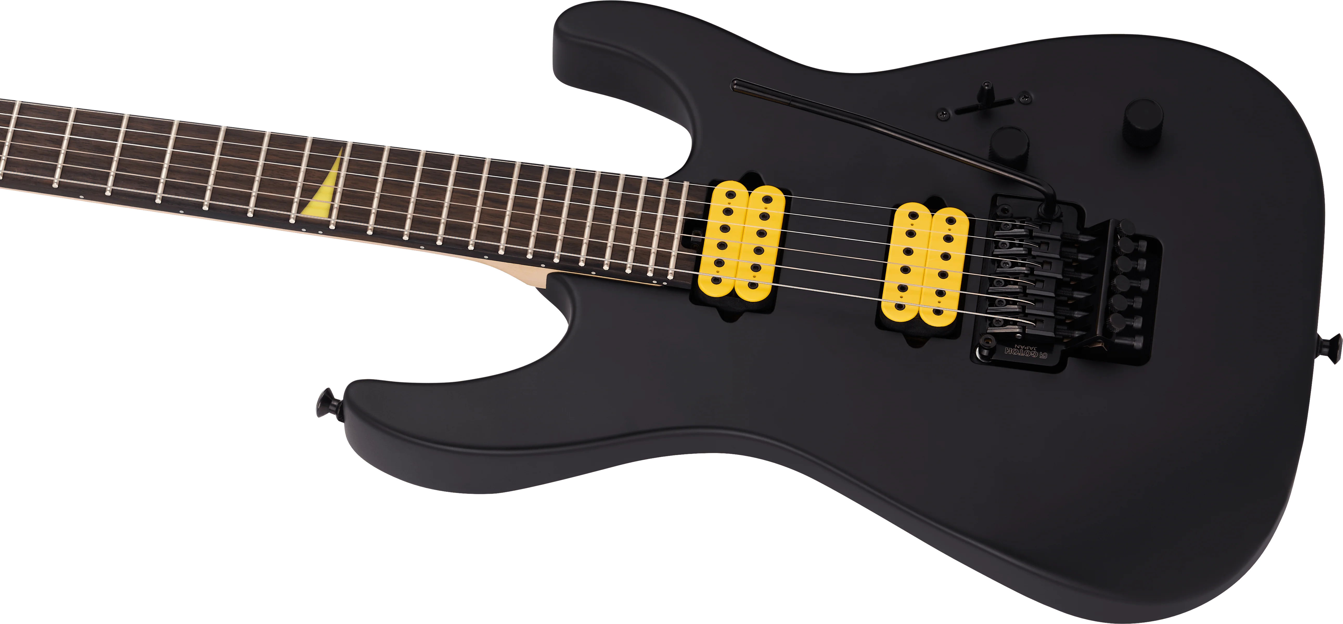Jackson MJ Series Dinky DKR Ebony Fingerboard Satin Black - Image 6
