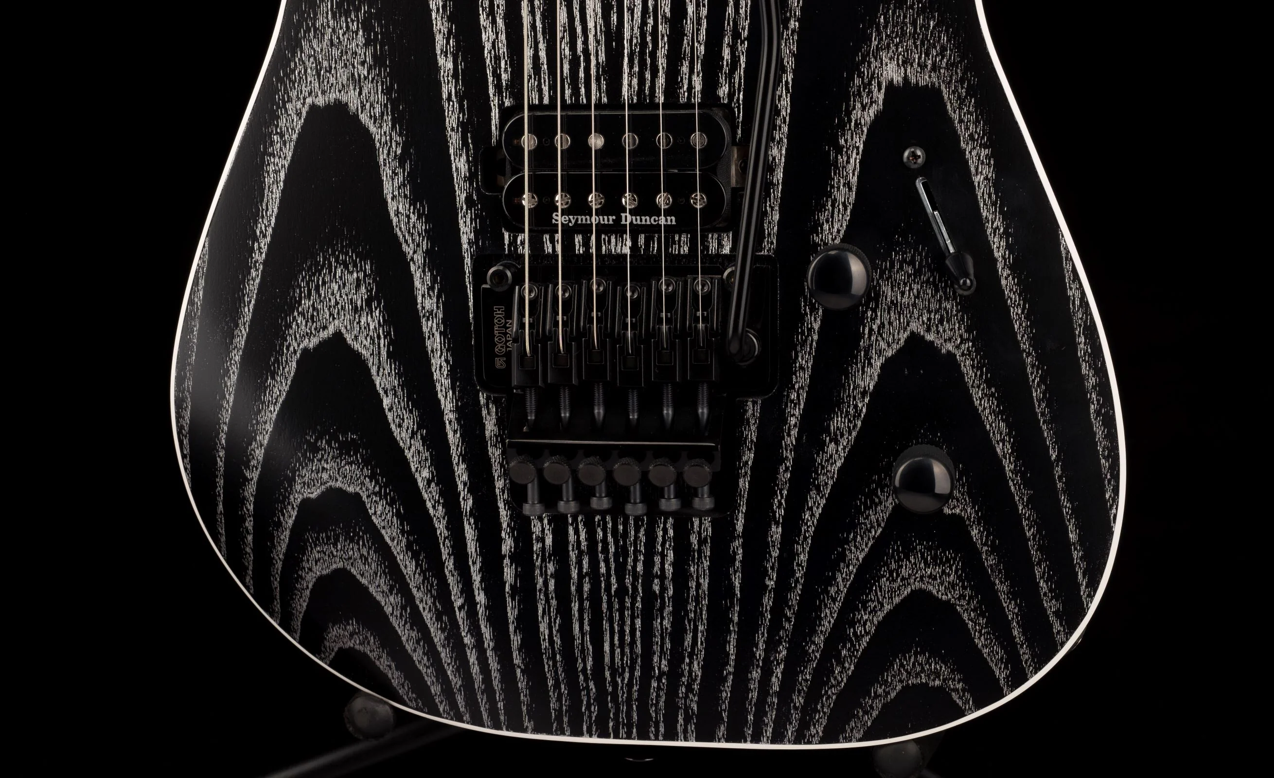 Jackson MJ Series Dinky DKRA Ebony Fingerboard Matte Black Ash - Image 10