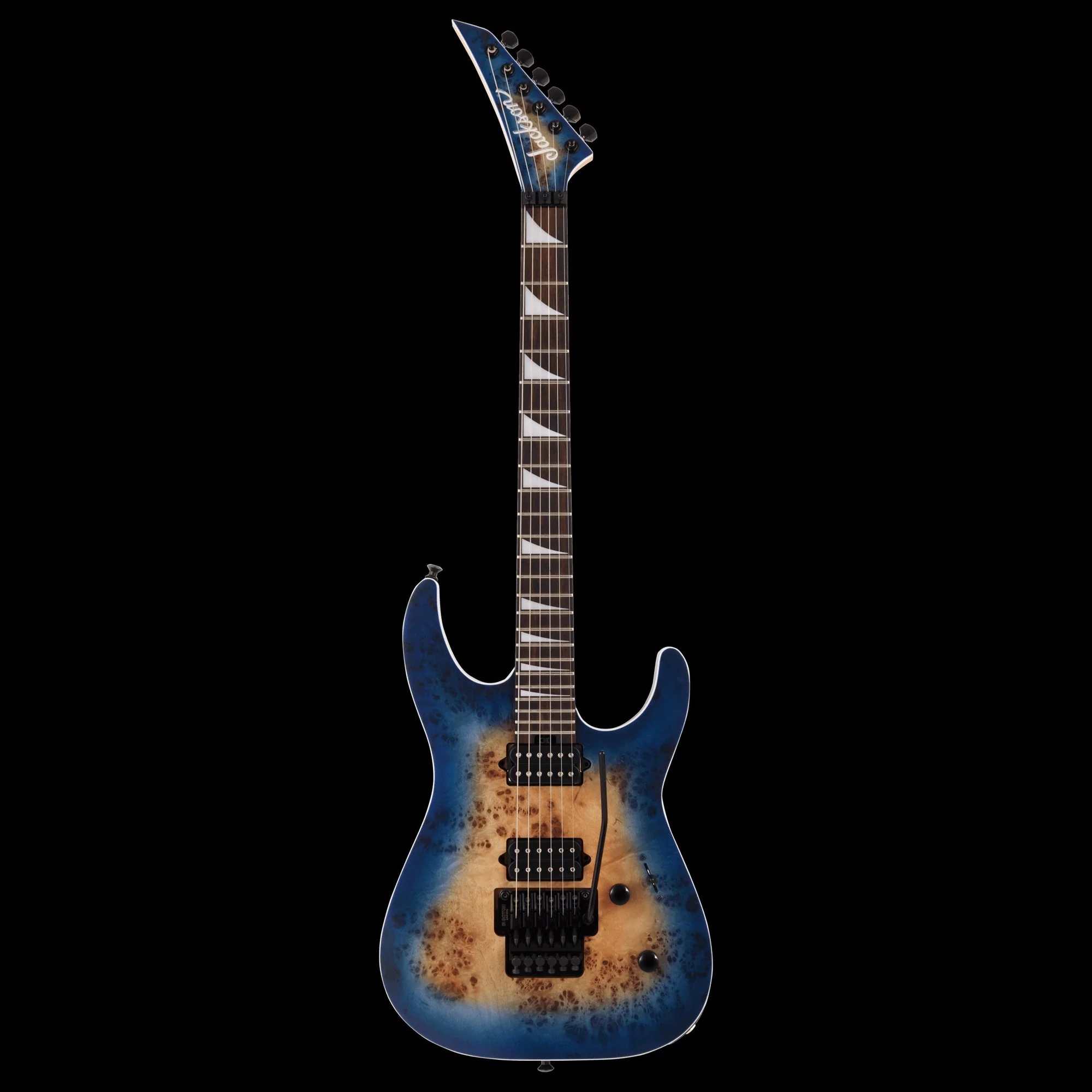 Jackson MJ Series Dinky DKRP Ebony Fingerboard Transparent Blue Burst - Serial # JFJ2100693 - Demo - Image 2