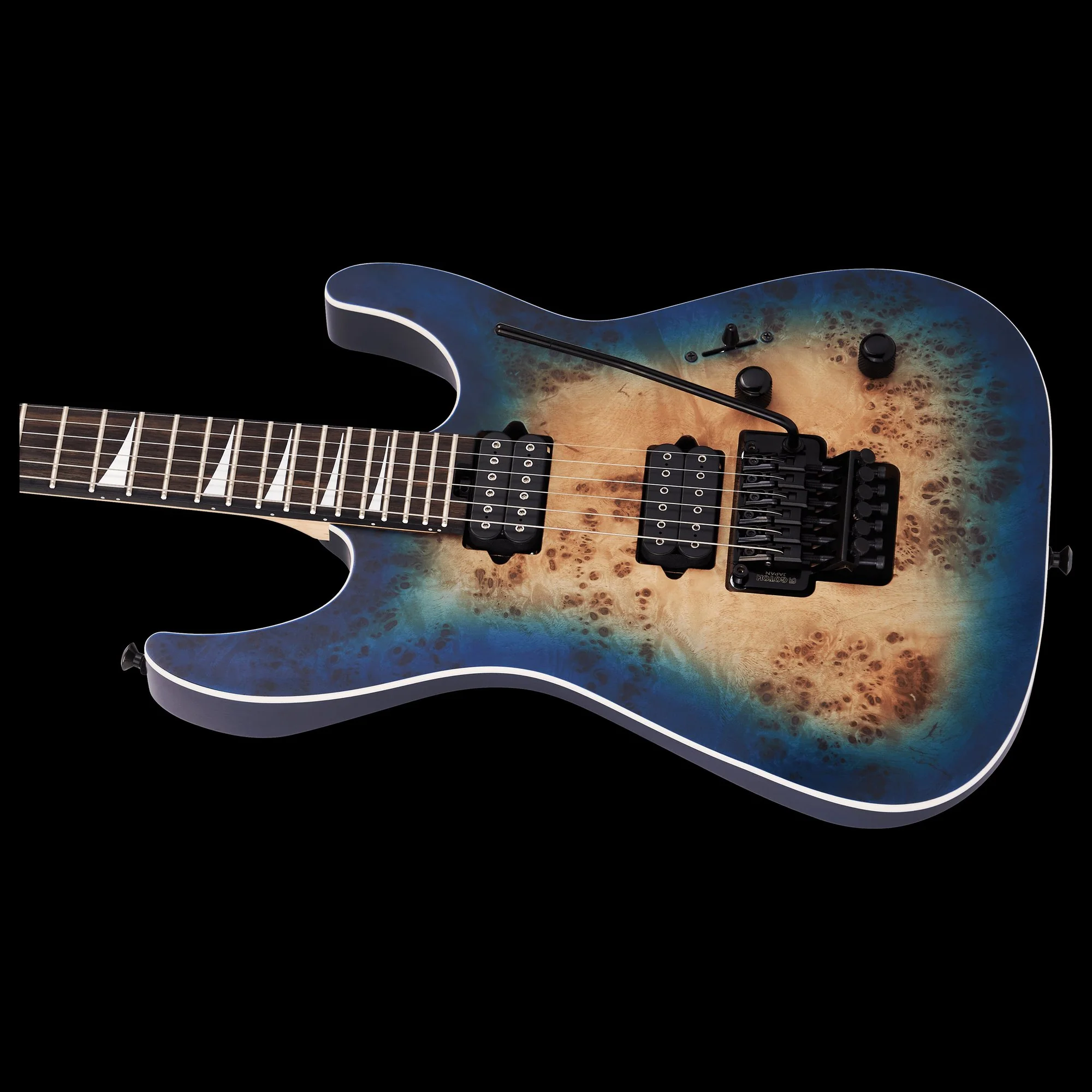 Jackson MJ Series Dinky DKRP Ebony Fingerboard Transparent Blue Burst - Serial # JFJ2100693 - Demo - Image 4