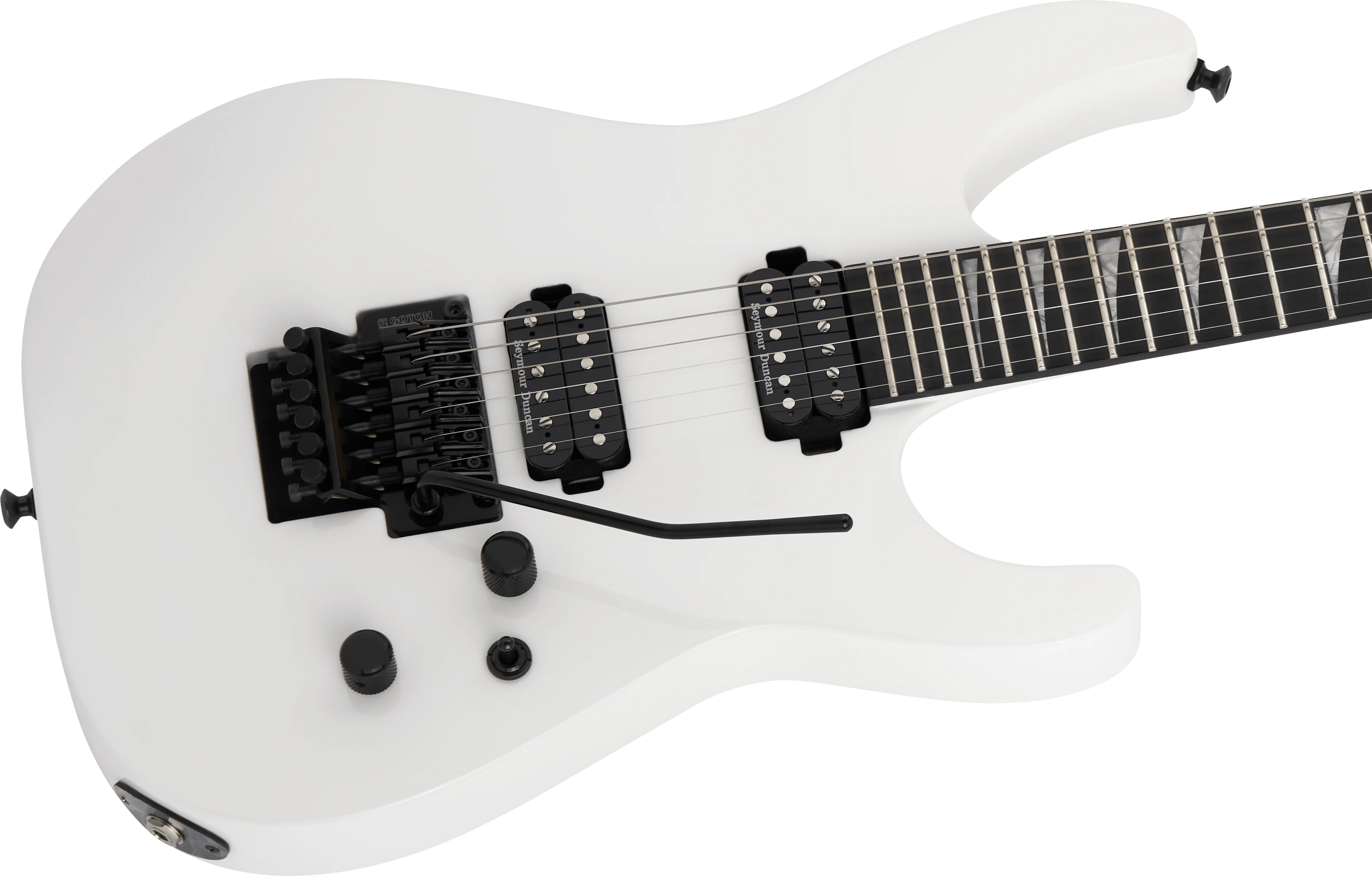 Jackson MJ Series Soloist SL2 Ebony Fingerboard Snow White - Image 5