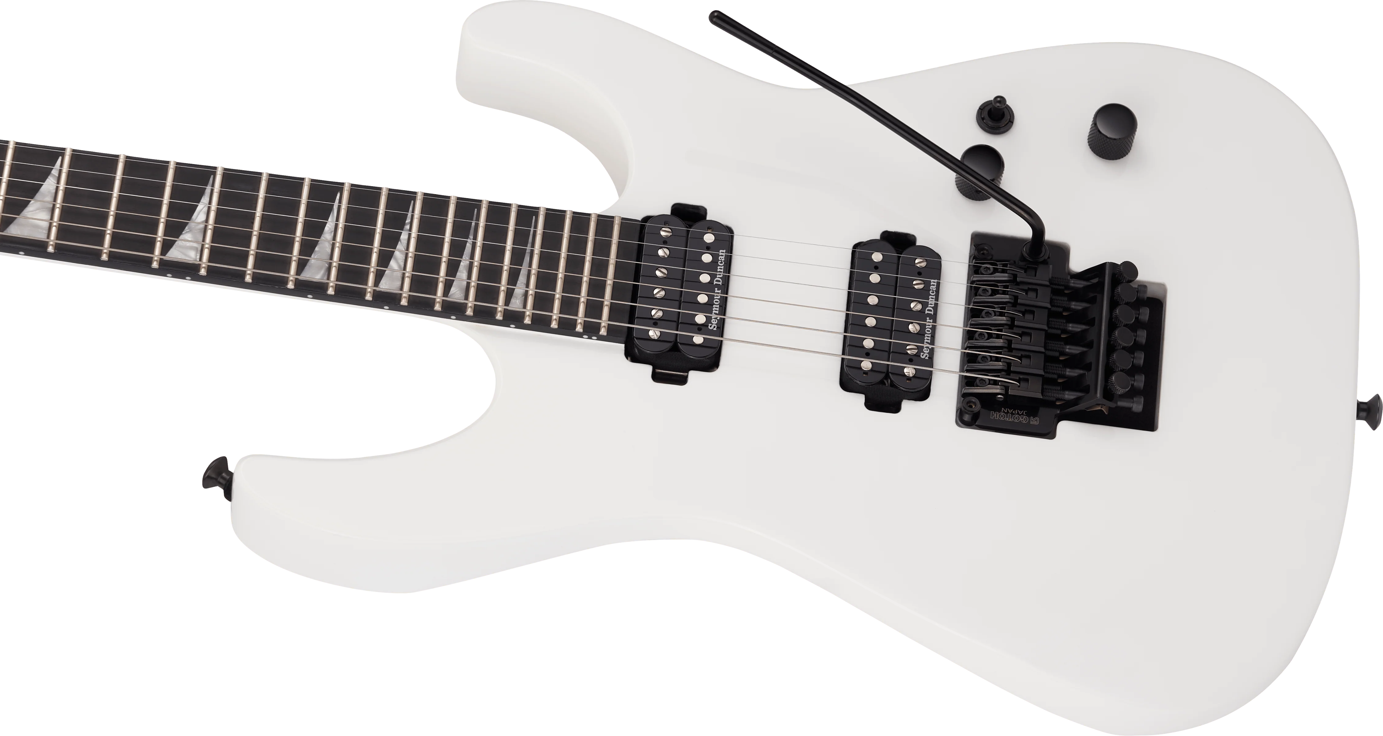 Jackson MJ Series Soloist SL2 Ebony Fingerboard Snow White - Image 6