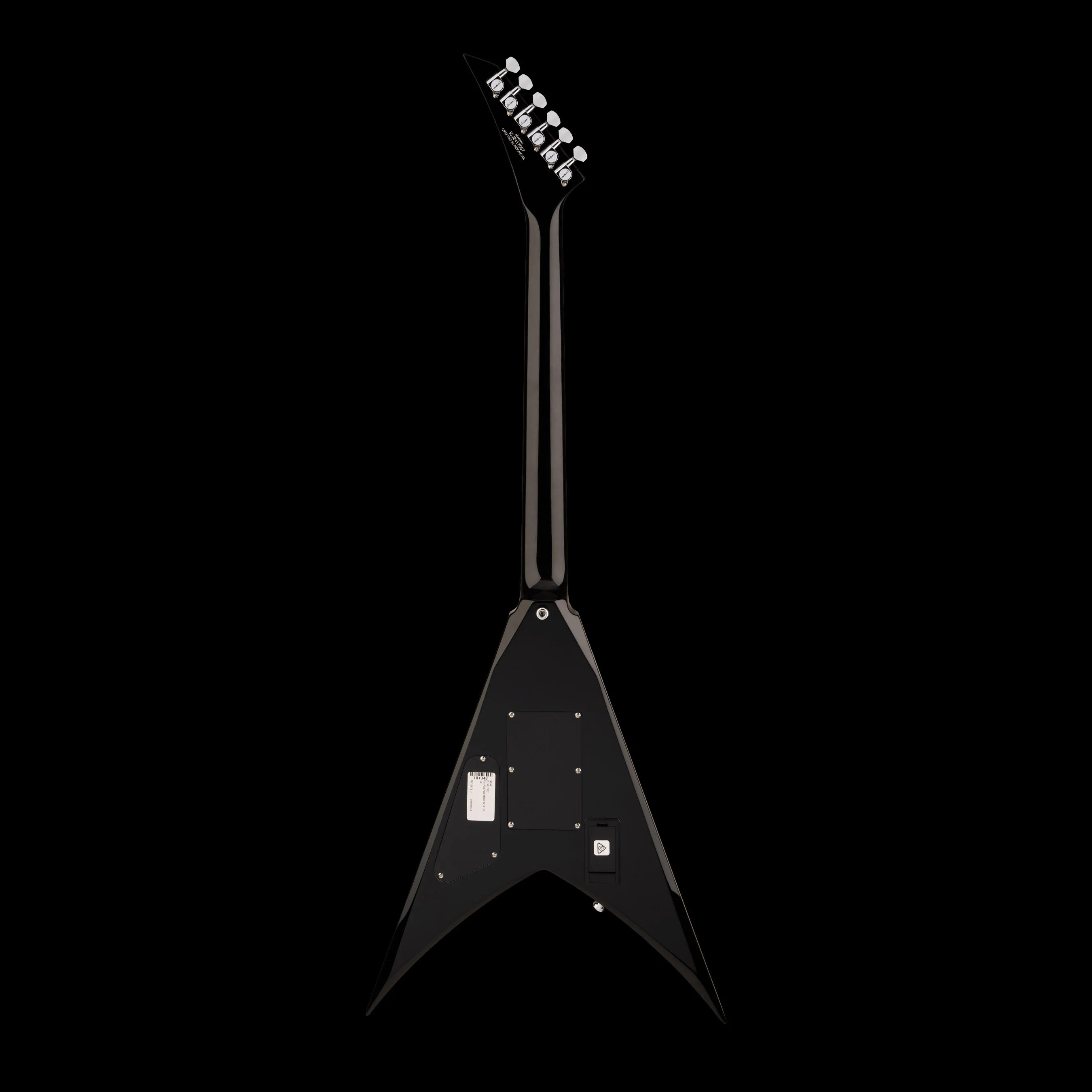 Jackson Pro Plus Limited Edition Pure Metal King V KV1A Gloss Black with Gig Bag - Image 5