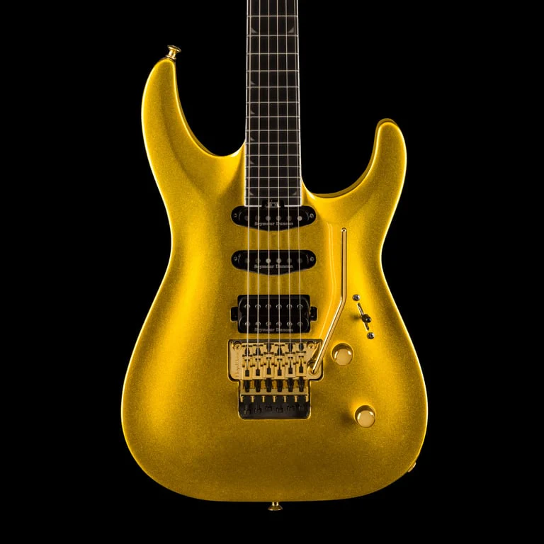 Jackson Pro Plus Series Soloist SLA3 Gold Bullion with Gig Bag