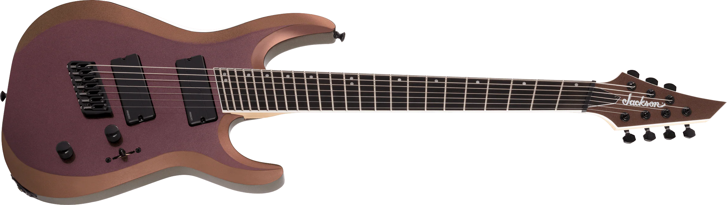 Jackson Pro Series Dinky DK Modern HT7 MS Ebony Fingerboard Eureka Mist - Image 3