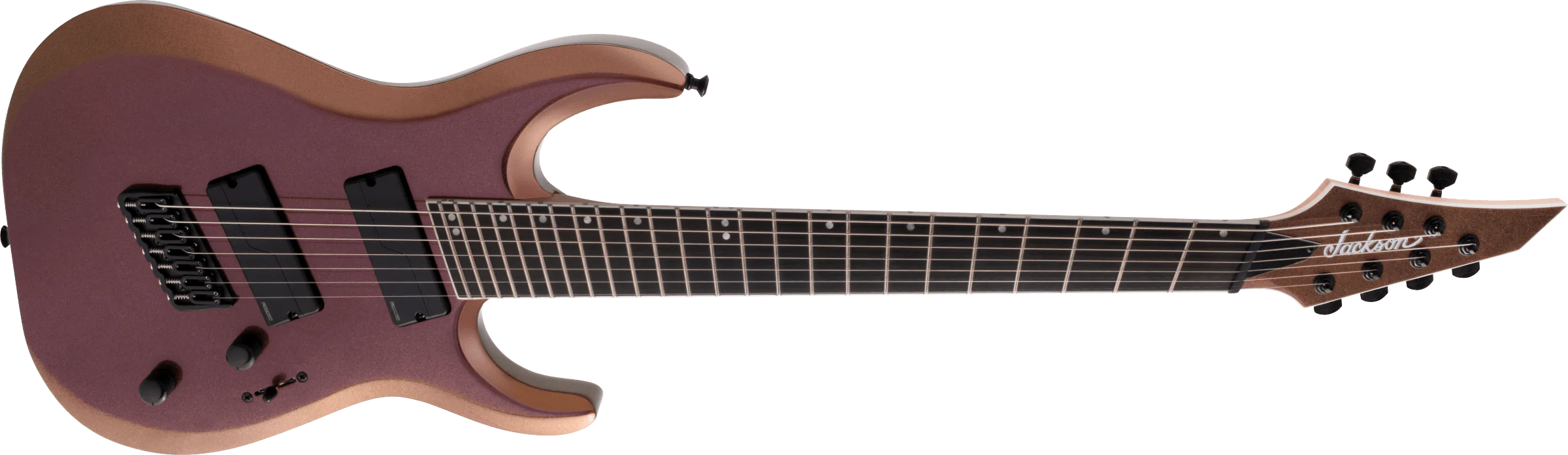 Jackson Pro Series Dinky DK Modern HT7 MS Ebony Fingerboard Eureka Mist - Image 4