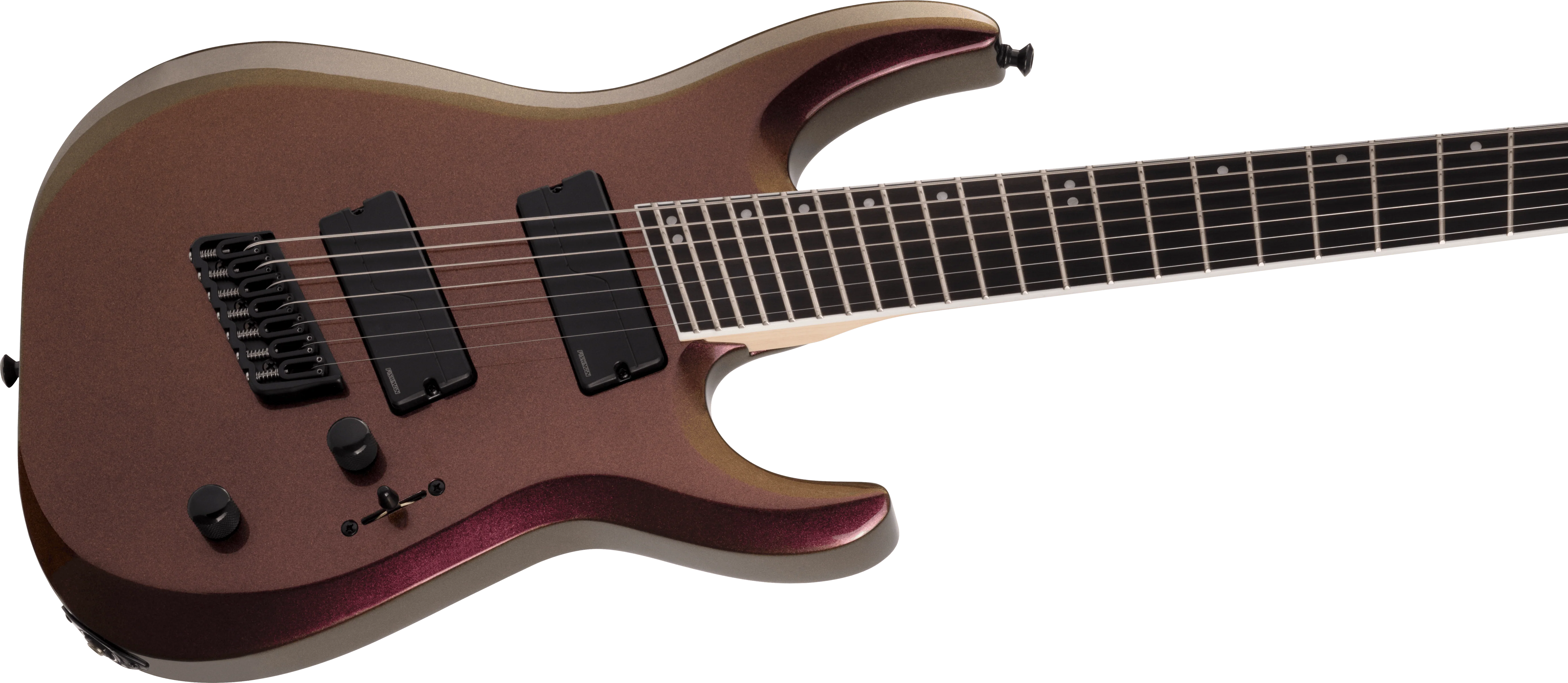 Jackson Pro Series Dinky DK Modern HT7 MS Ebony Fingerboard Eureka Mist - Image 5