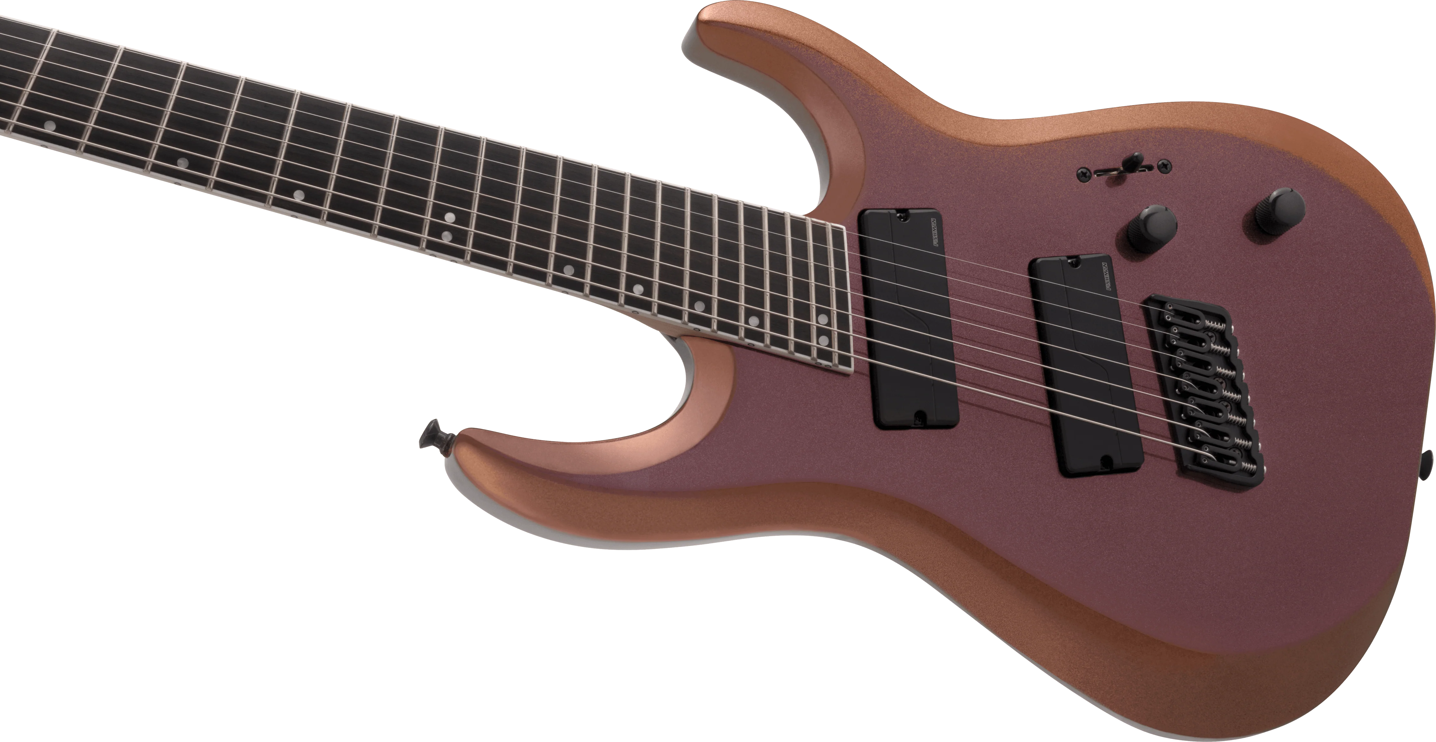Jackson Pro Series Dinky DK Modern HT7 MS Ebony Fingerboard Eureka Mist - Image 6
