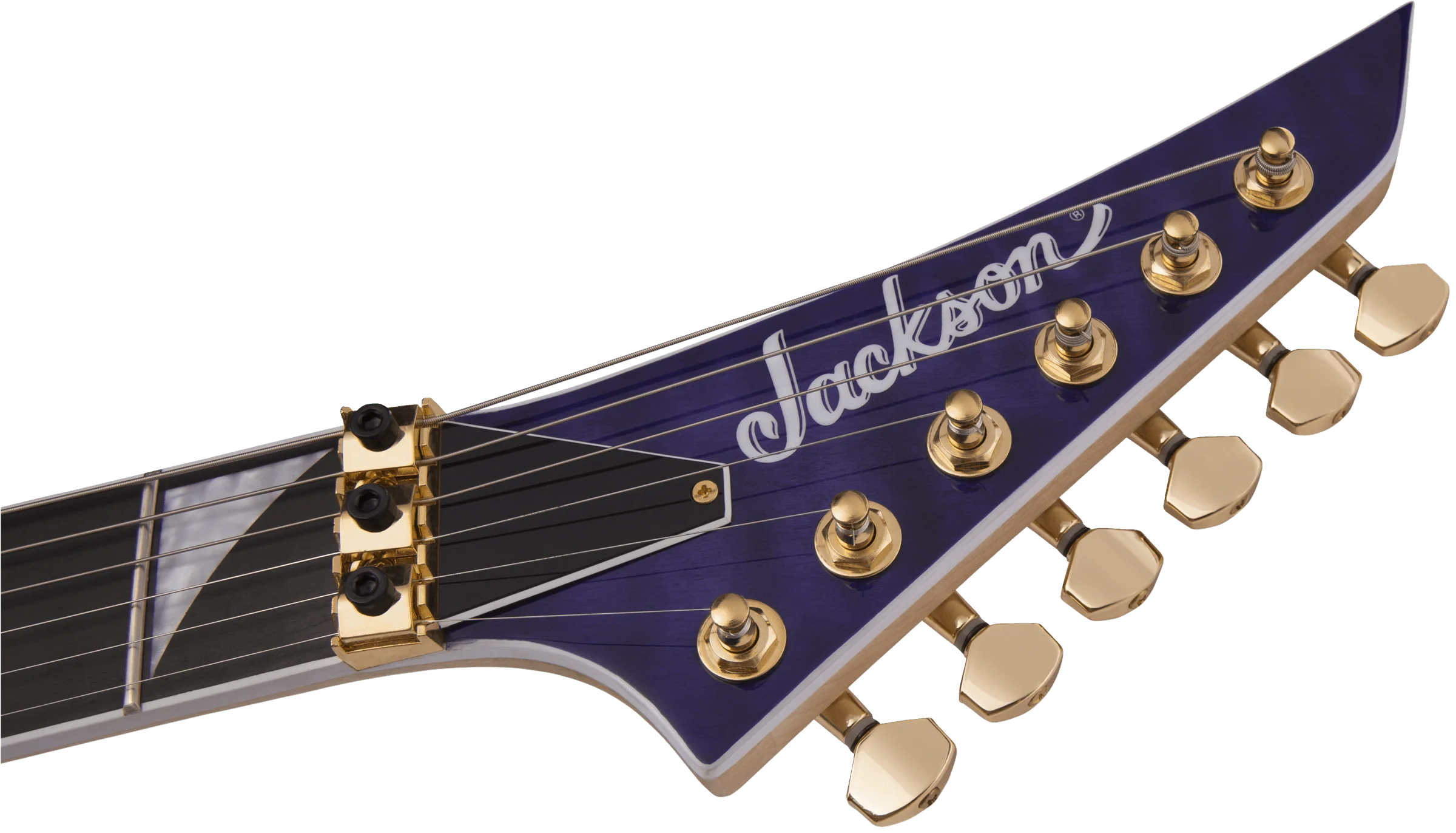 Jackson Pro Series Rhoads RR24Q Ebony Fingerboard Transparent Purple - Image 9