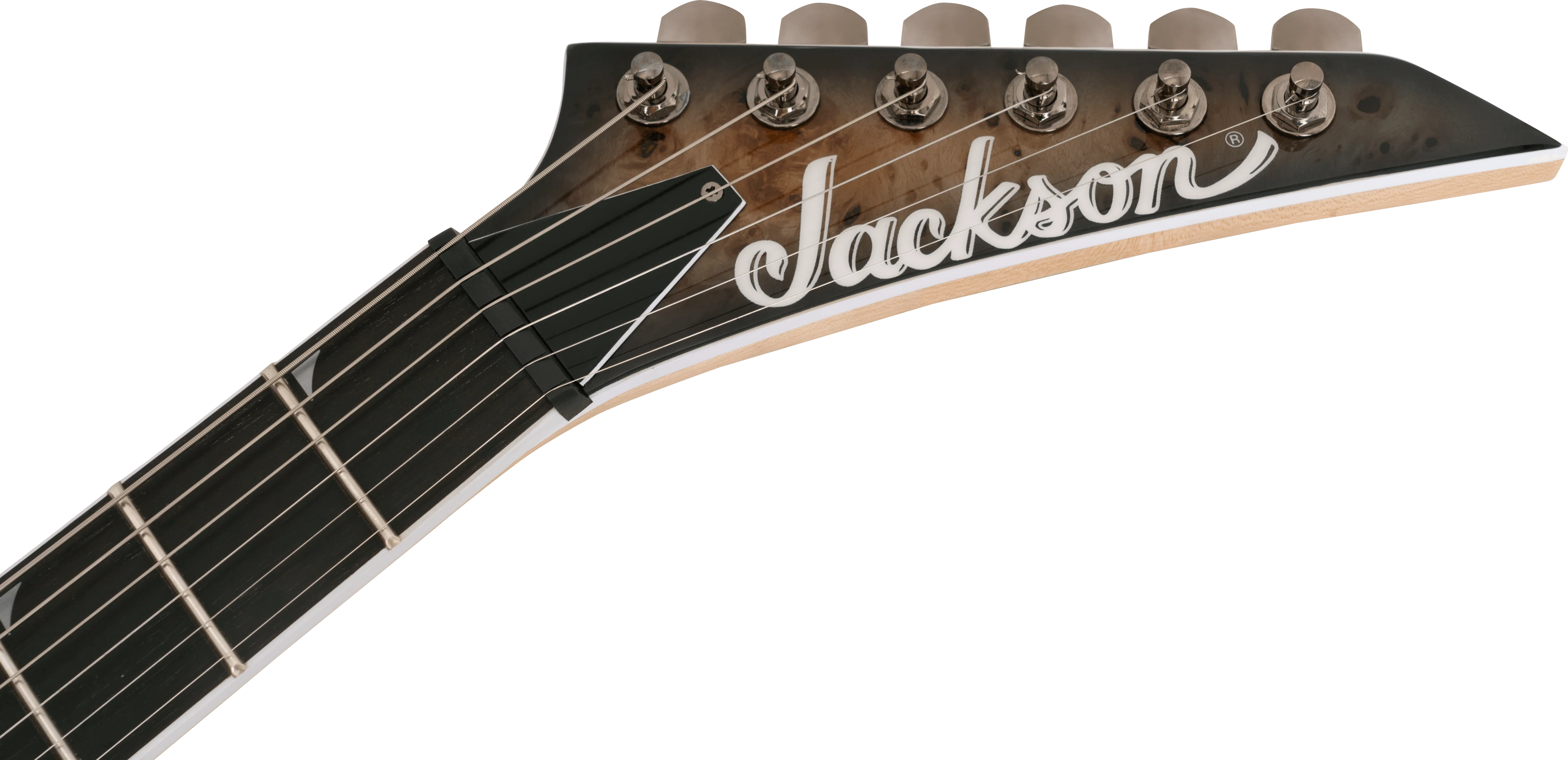 Jackson Pro Series Soloist SL2P MAH HT Ebony Fingerboard Transparent Black Burst - Image 7