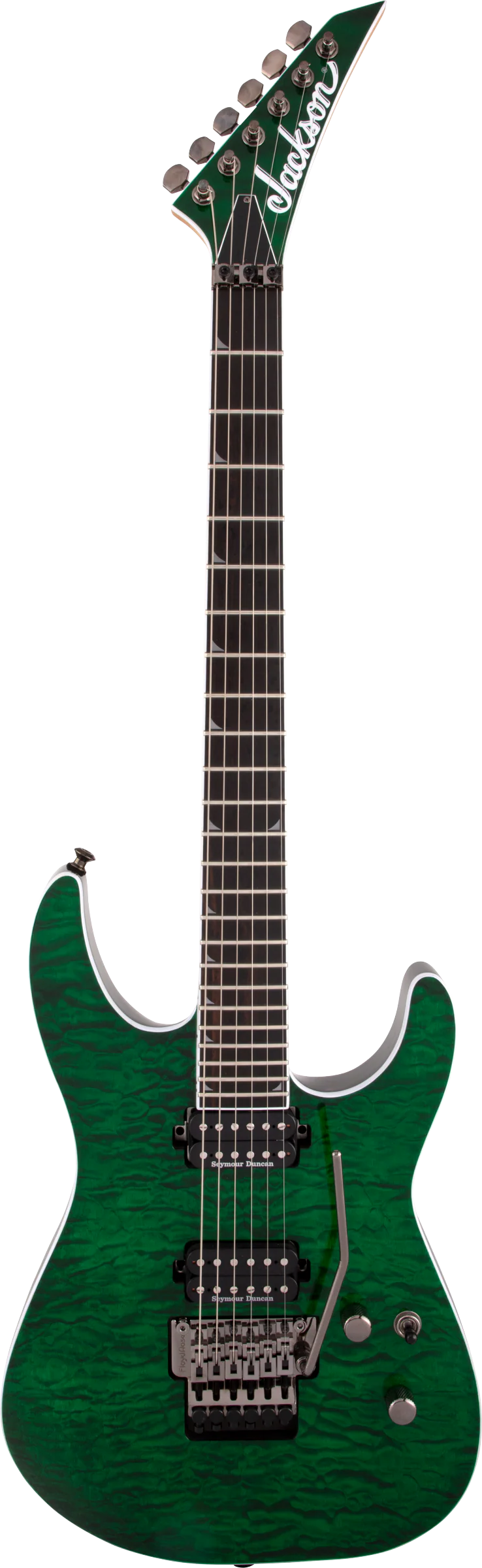 Jackson Pro Series Soloist SL2Q MAH Ebony Fingerboard Transparent Green - Image 2