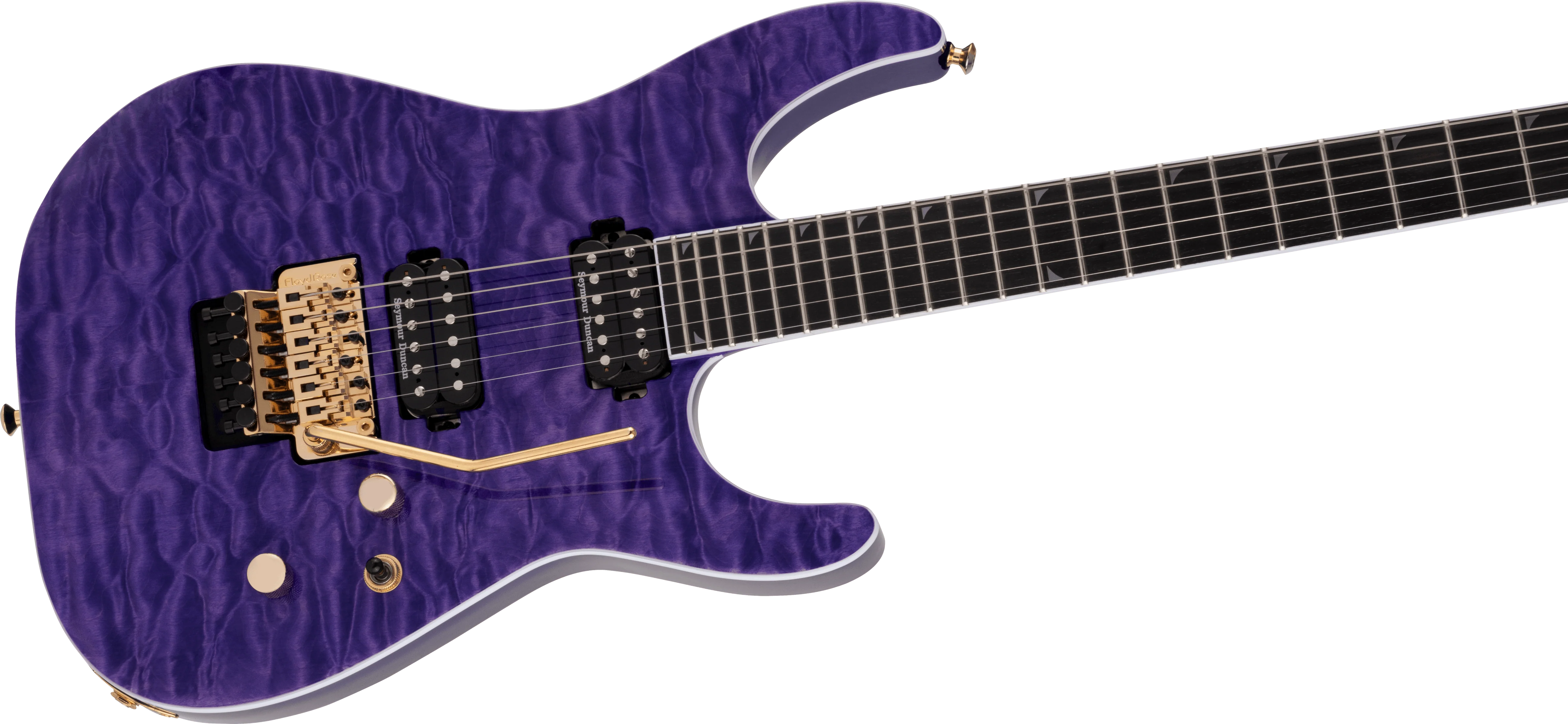 Jackson Pro Series Soloist SL2Q MAH Transparent Purple ***B-Stock*** - Image 5