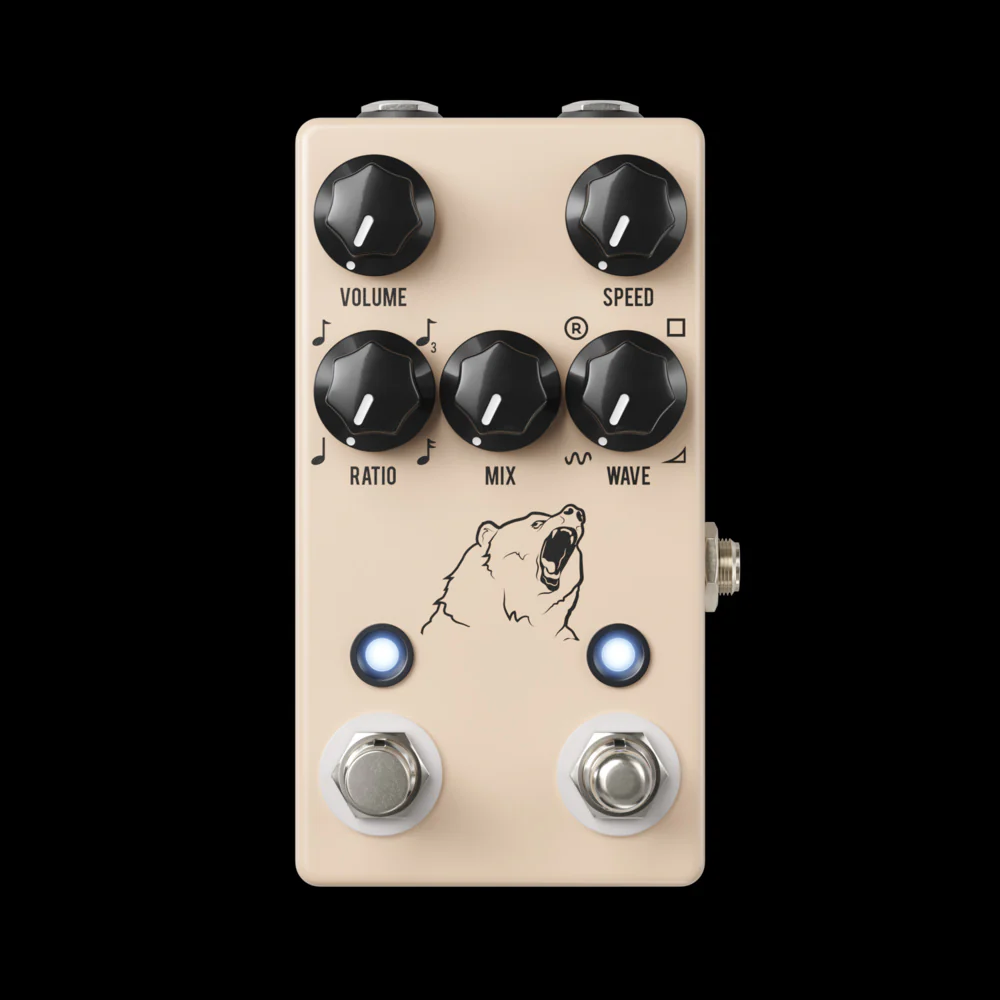 JHS Kodiak Analog Tremolo with Tap Tempo Guitar Effect Pedal