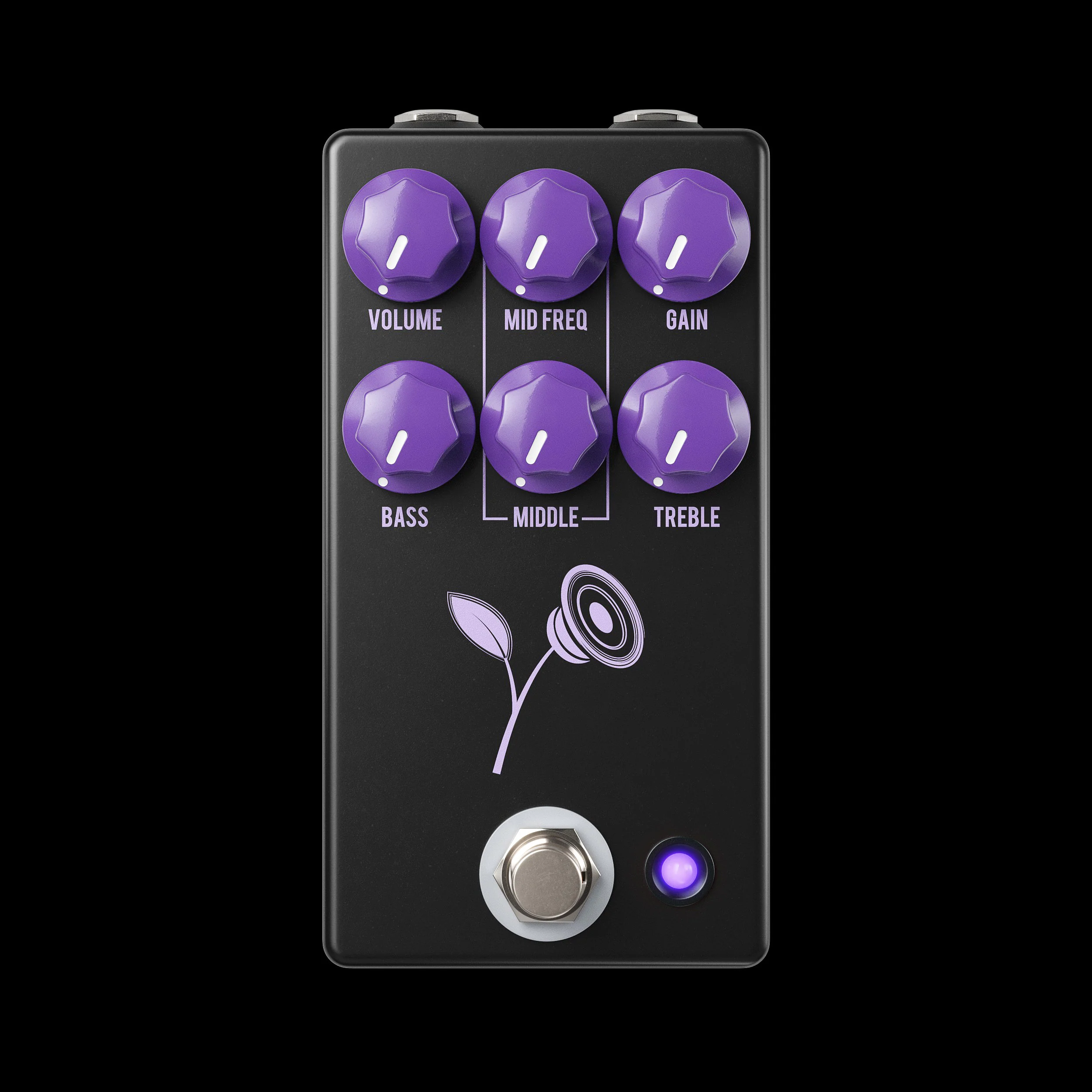 JHS Violet Lari Basilio Signature Black Pedal