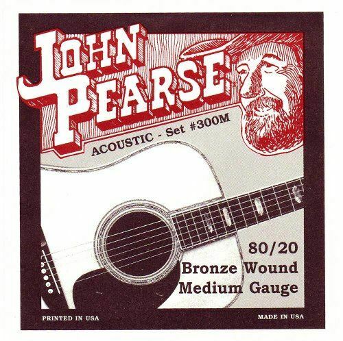 John Pearse 300M 80/20 Bronze 13-56 Acoustic Guitar Strings