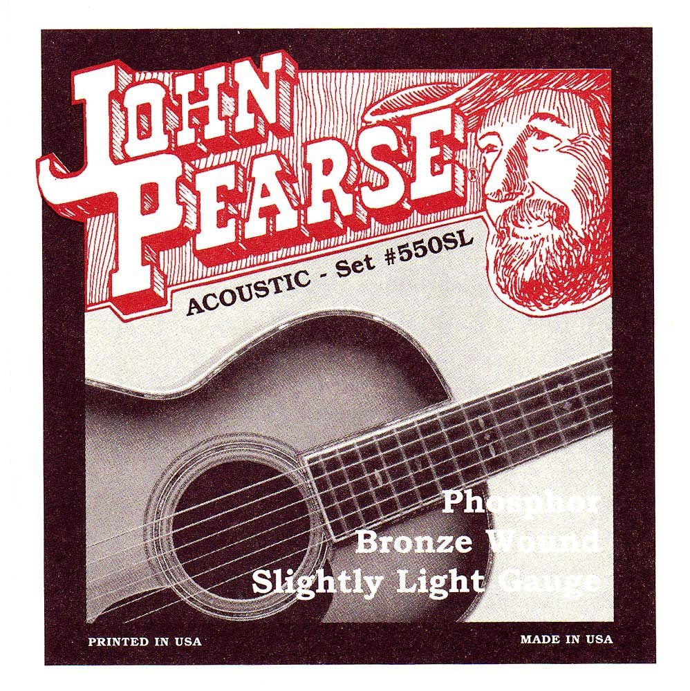 John Pearse 550SL Phosphor Bronze Slightly Light 11-50 Acoustic Guitar Strings