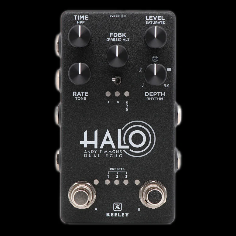 Keeley Halo Andy Timmons Dual Echo Delay Guitar Effect Pedal