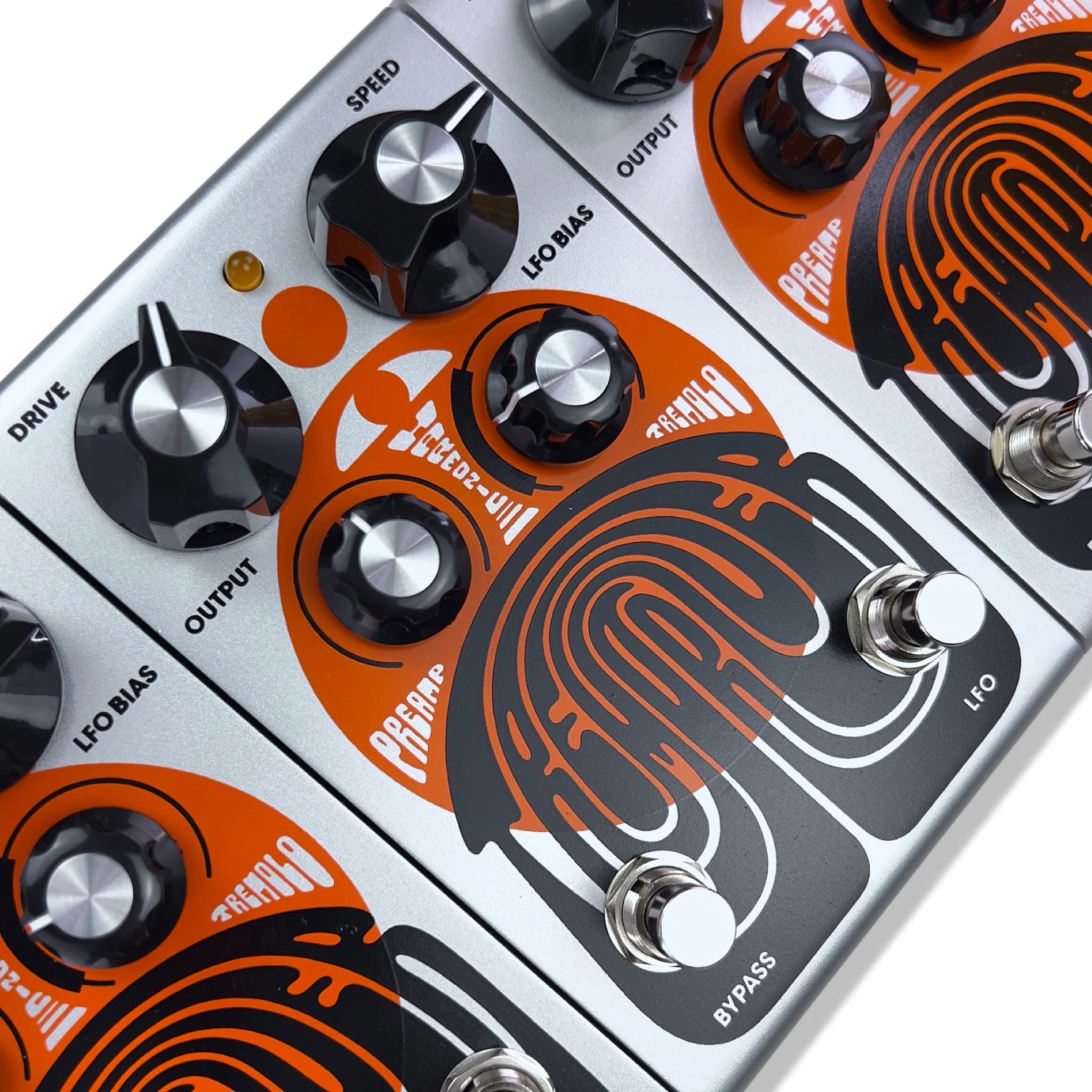 Kittycaster FX KC-102 Tremdriver Preamp/Overdrive/Tremolo Guitar Effect Pedal - Image 5