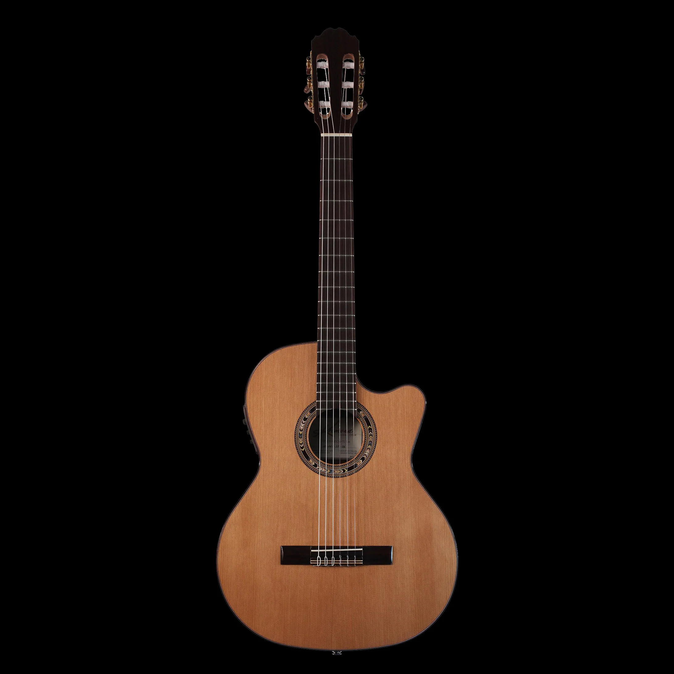 Kremona Performer Series Fiesta F65CW TLR Solid Cedar Top Nylon String Classical Acoustic Electric Guitar With Gig Bag - Image 3