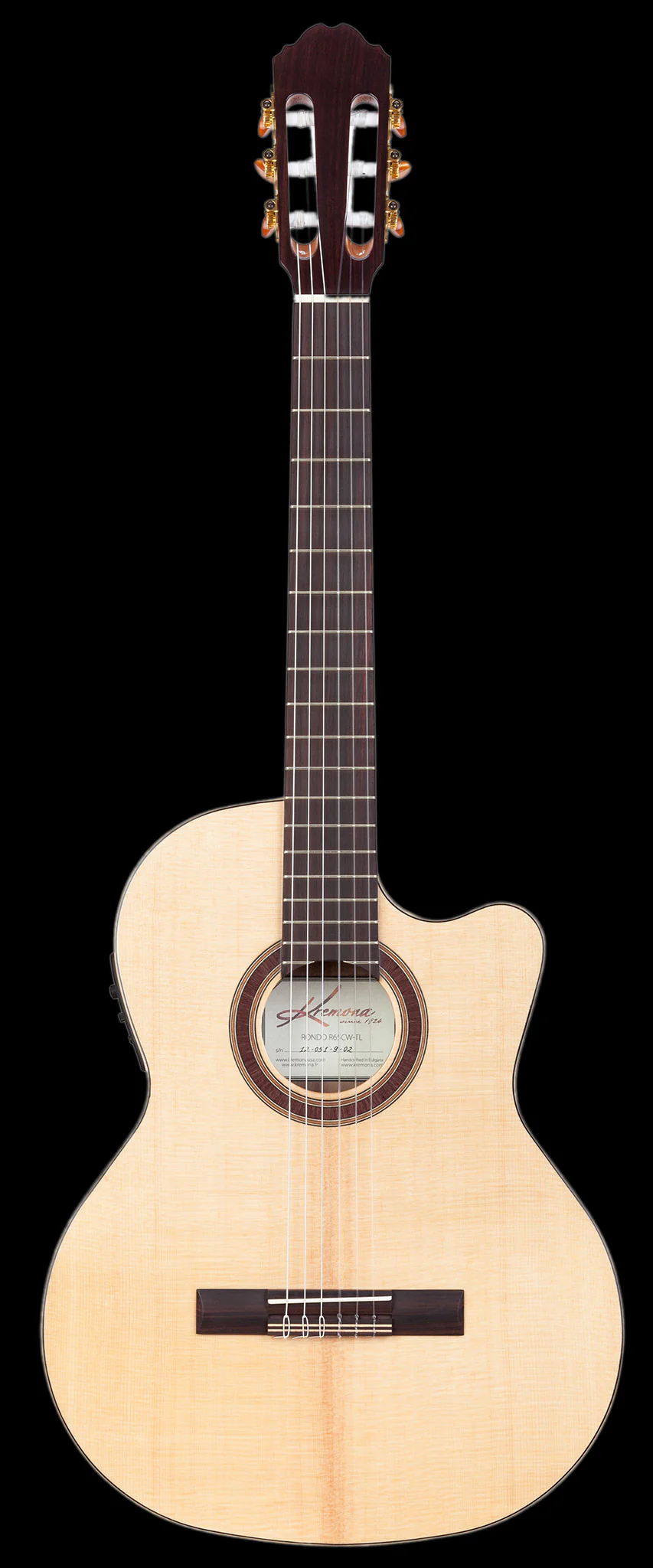 Kremona Performer Series Rondo TL Cutaway Acoustic Electric Guitar With Gig Bag - Image 3