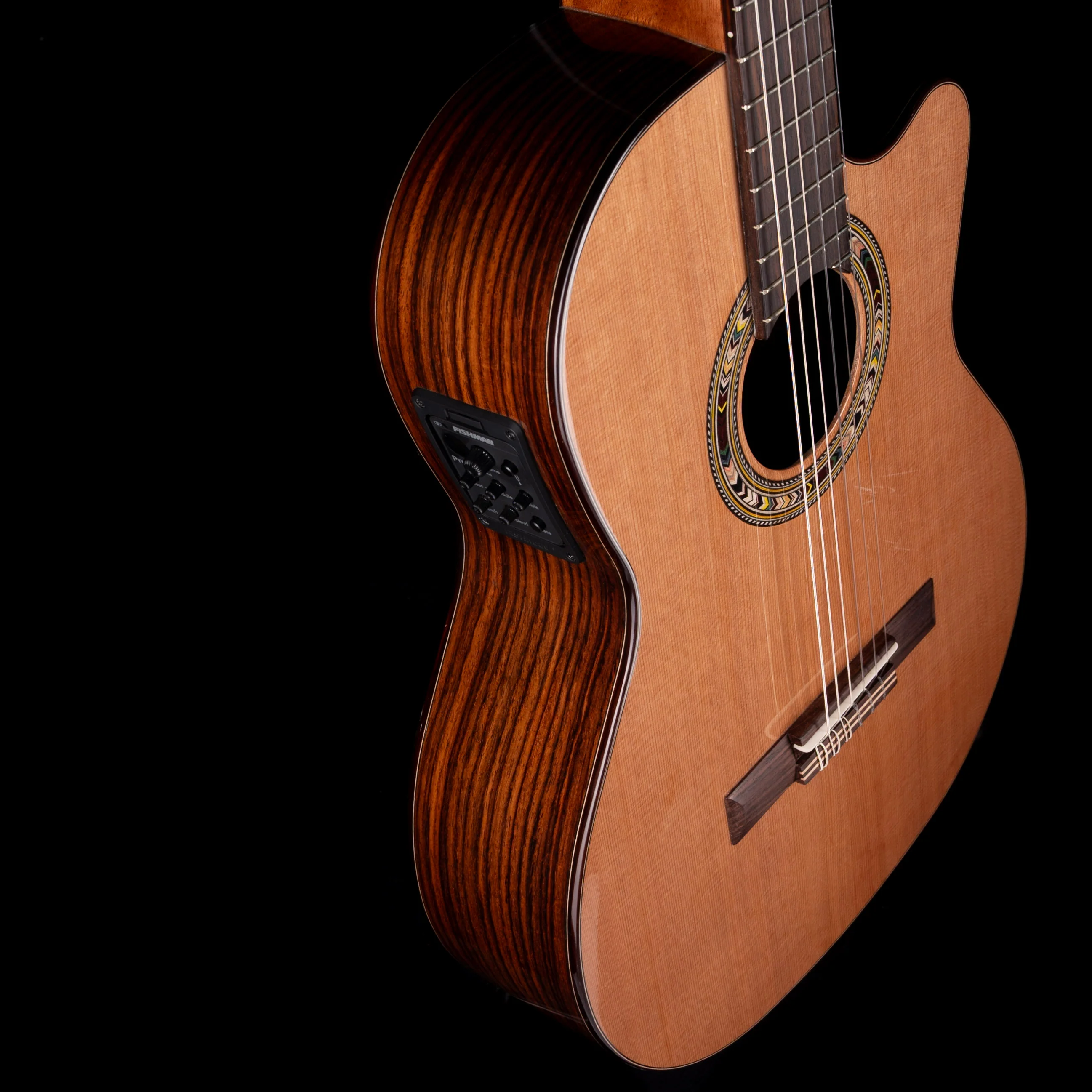 Kremona Performer Series Verea Nylon String Classical Acoustic Electric Guitar With Gig Bag - Image 5