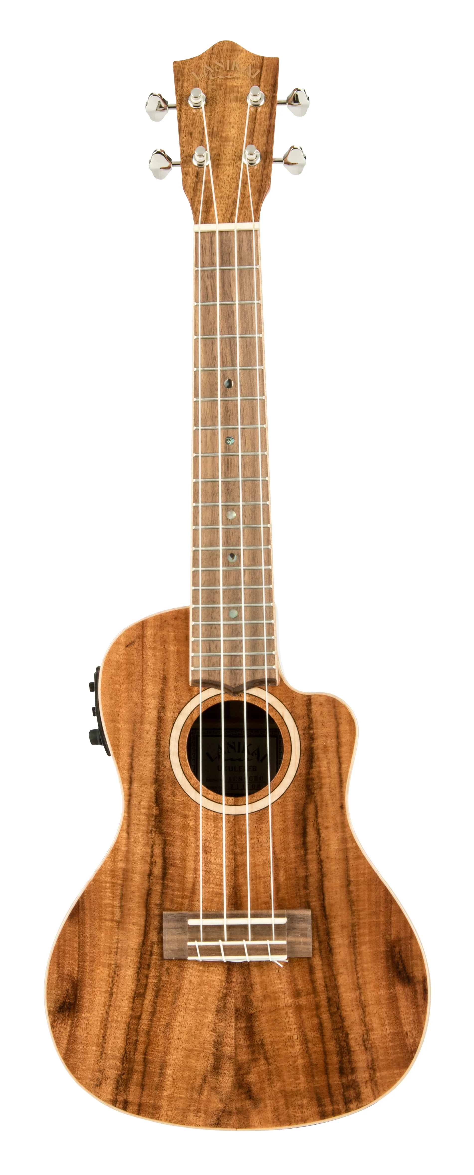 Lanikai ACS-CEC All Solid Acacia Concert with Kula Preamp A/E Ukulele - Image 2