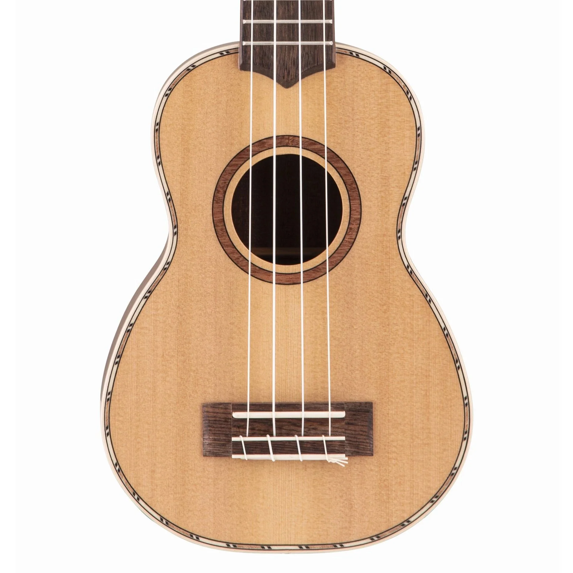 Lanikai CDST-S Cedar Solid Top Soprano Ukulele Natural with Gig Bag - Image 2
