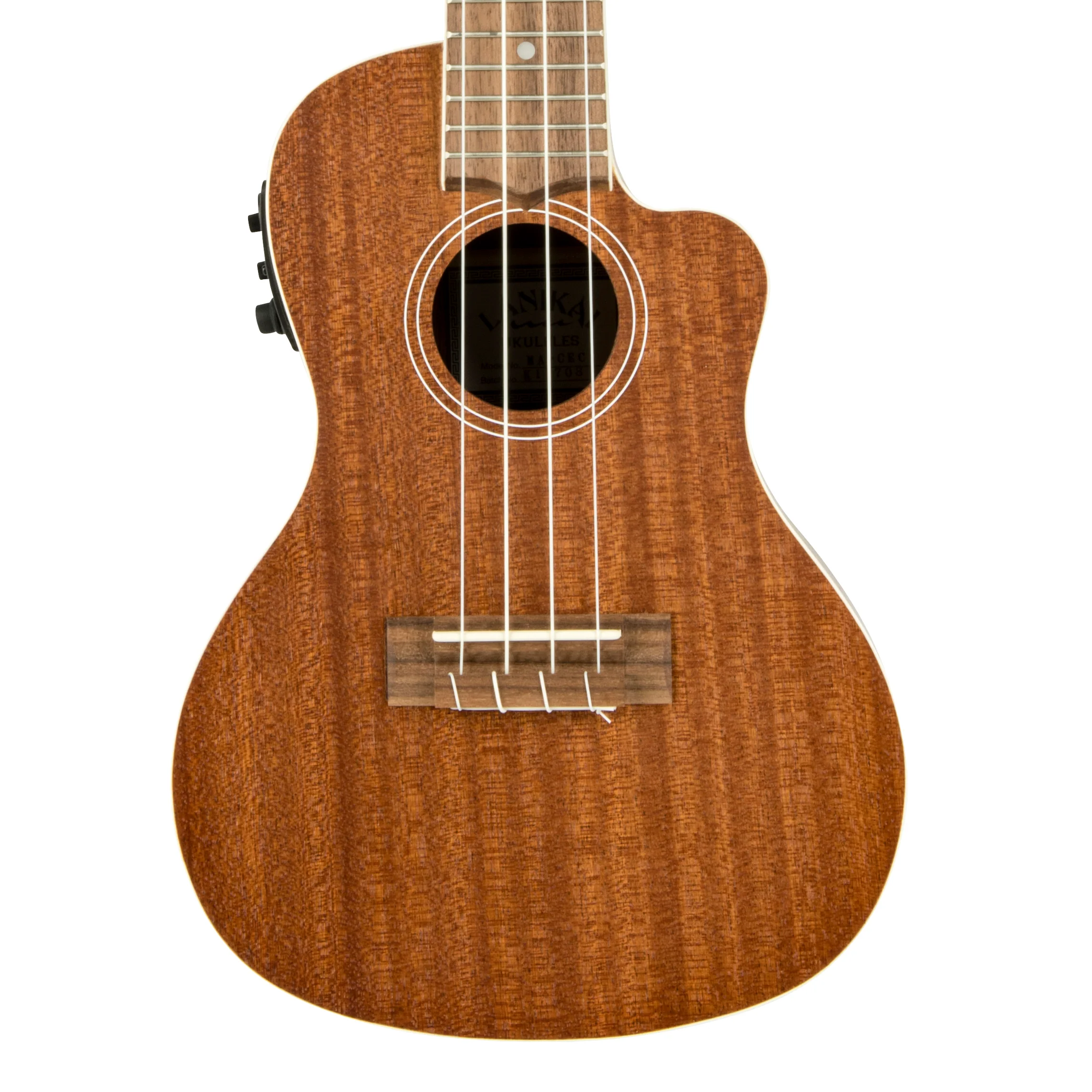 Lanikai MA-CEC Mahogany Concert with Kula Preamp Acoustic Electric Ukulele - Image 2