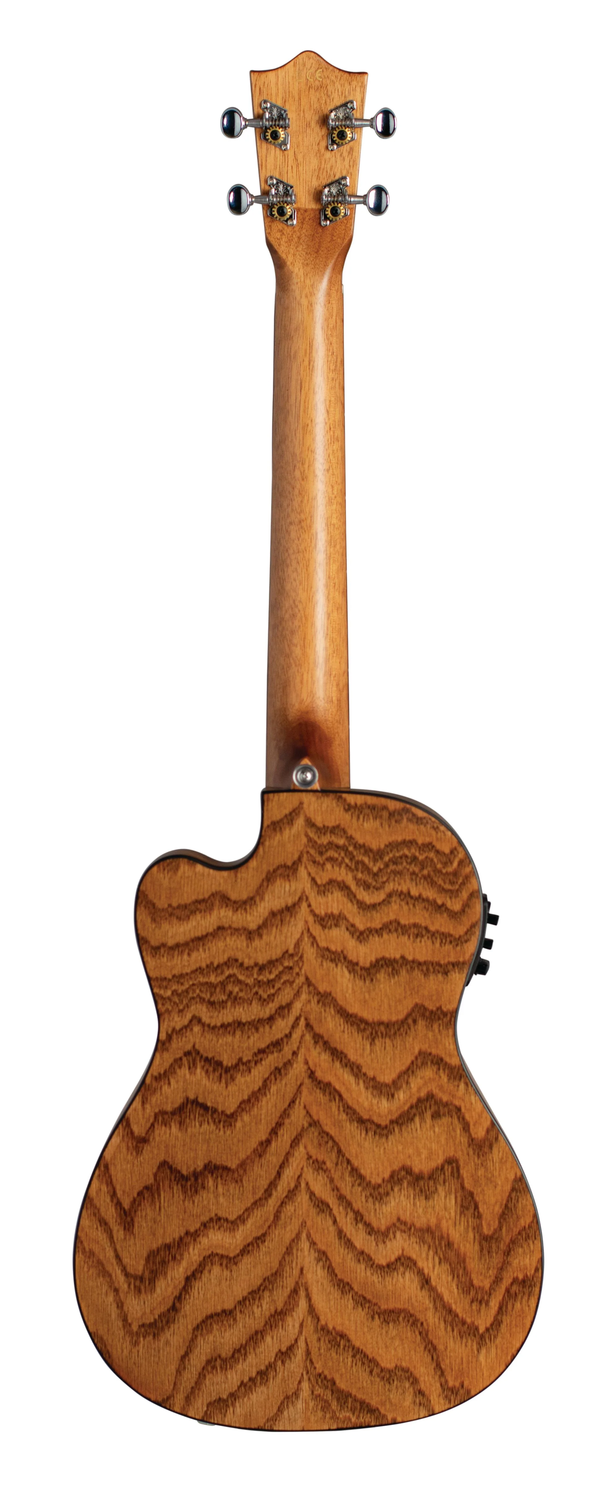 Lanikai OA-CEB Oak Baritone Ukulele Electric Natural with Gig Bag - Image 4