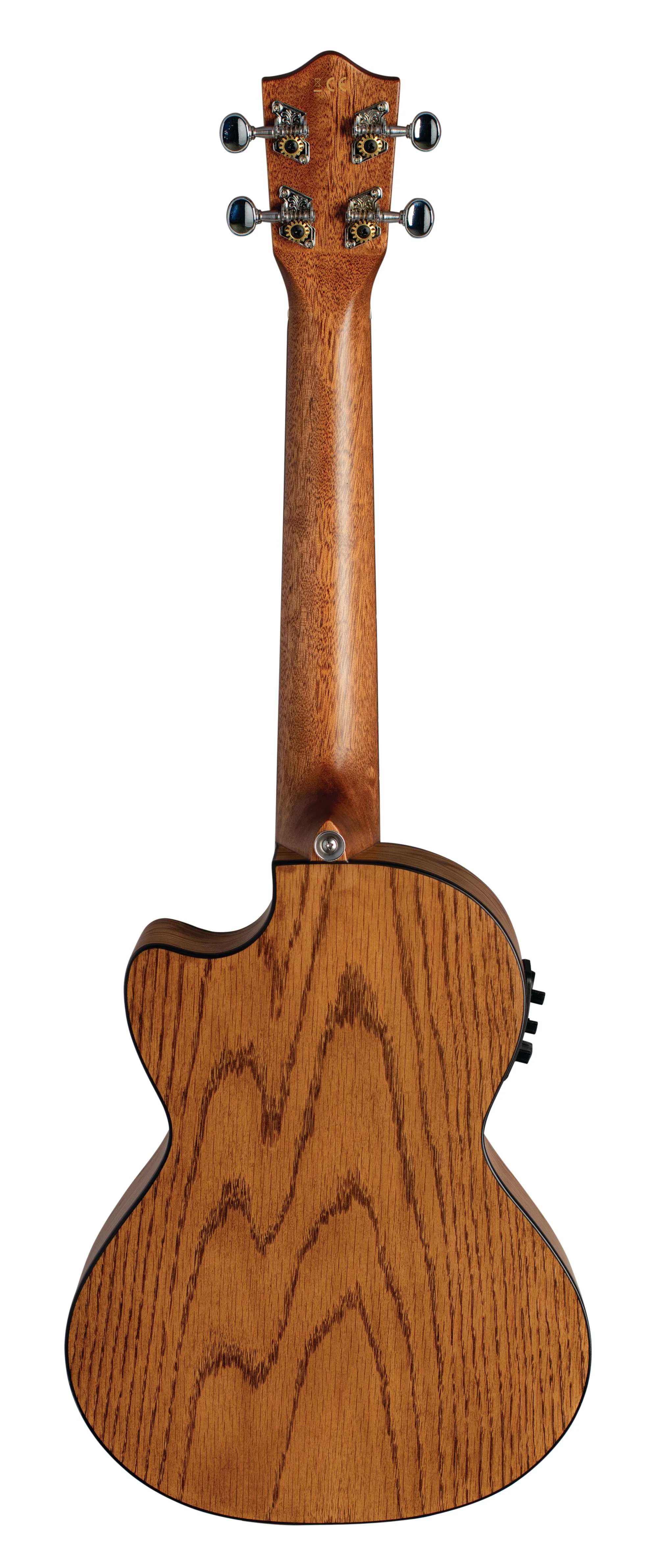 Lanikai OA-CET Oak Tenor Ukulele Electric Natural with Gig Bag - Image 4