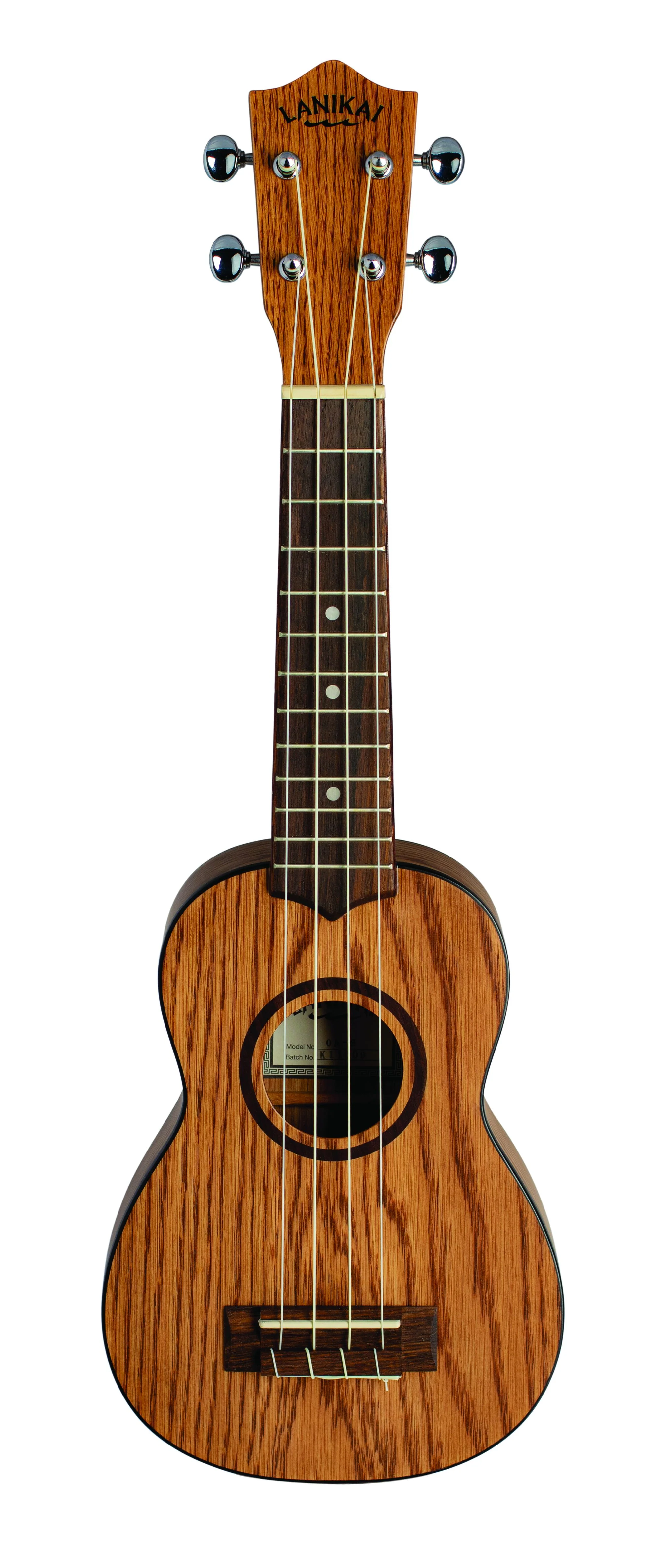 Lanikai OA-S Oak Soprano Ukulele Natural with Gig Bag - Image 2