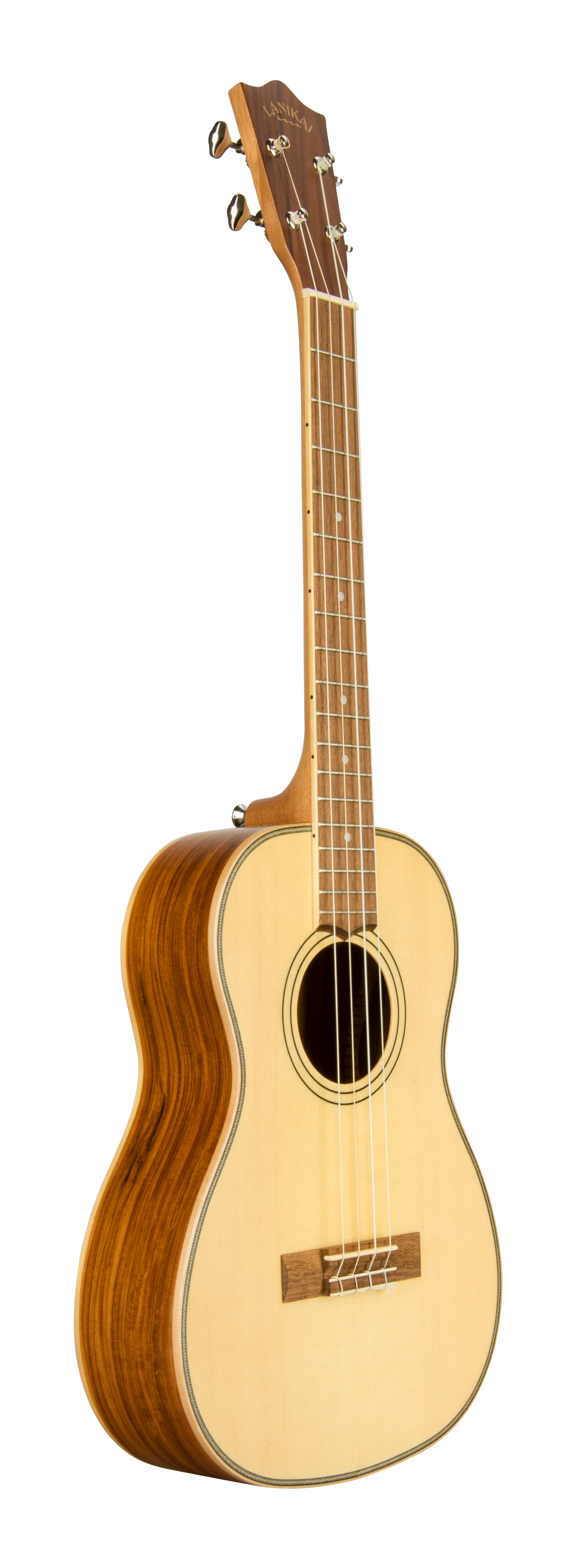 Lanikai SPST-B Solid Spruce Top Morado Back and Side Baritone Ukulele - Image 4