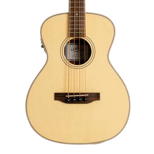Lanikai SPST-EBU Solid Spruce Bass Ukulele Electric Natural with Gig Bag