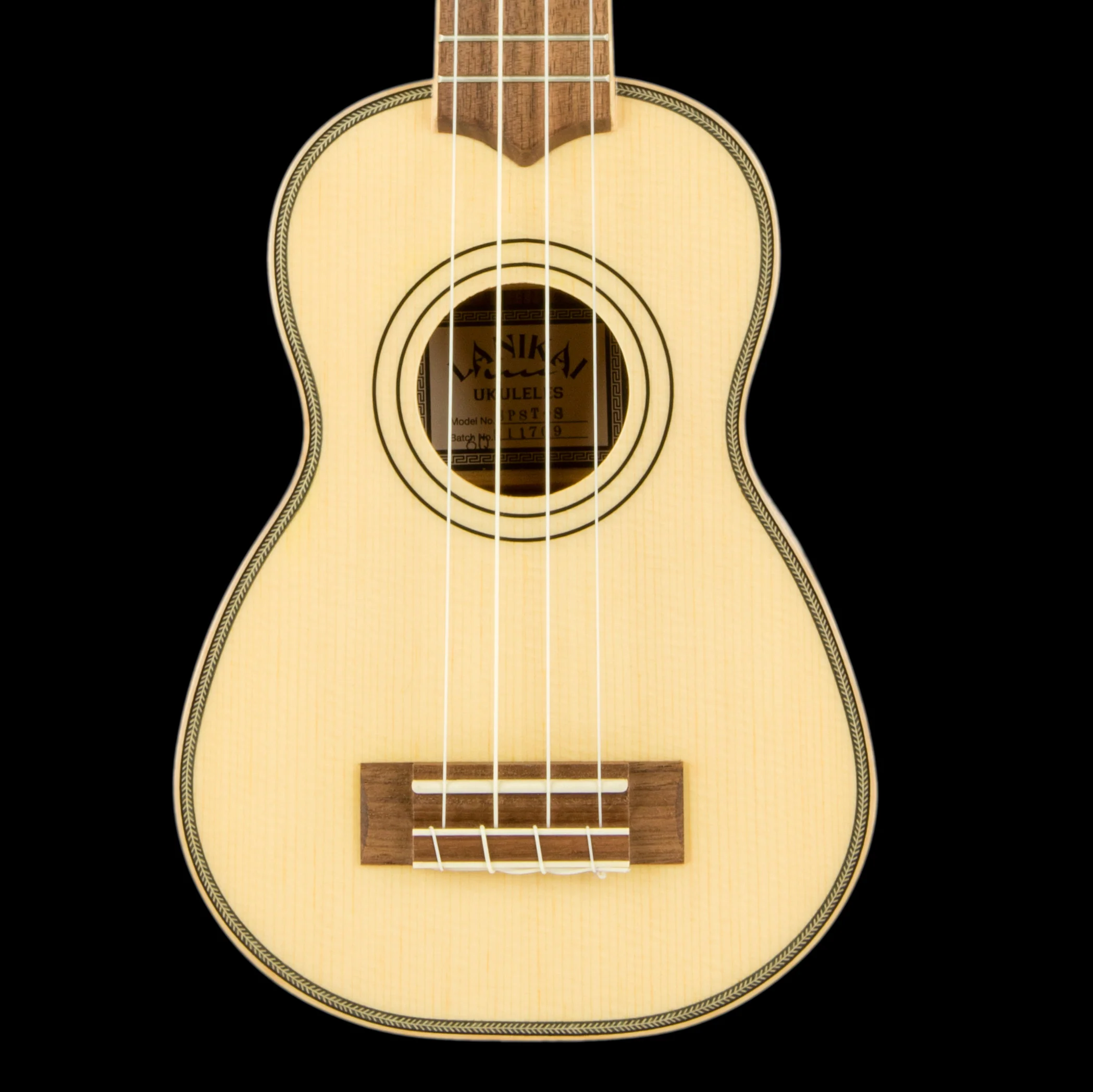 Lanikai SPST-S Solid Spruce Top Morado Back and Side Soprano Ukulele