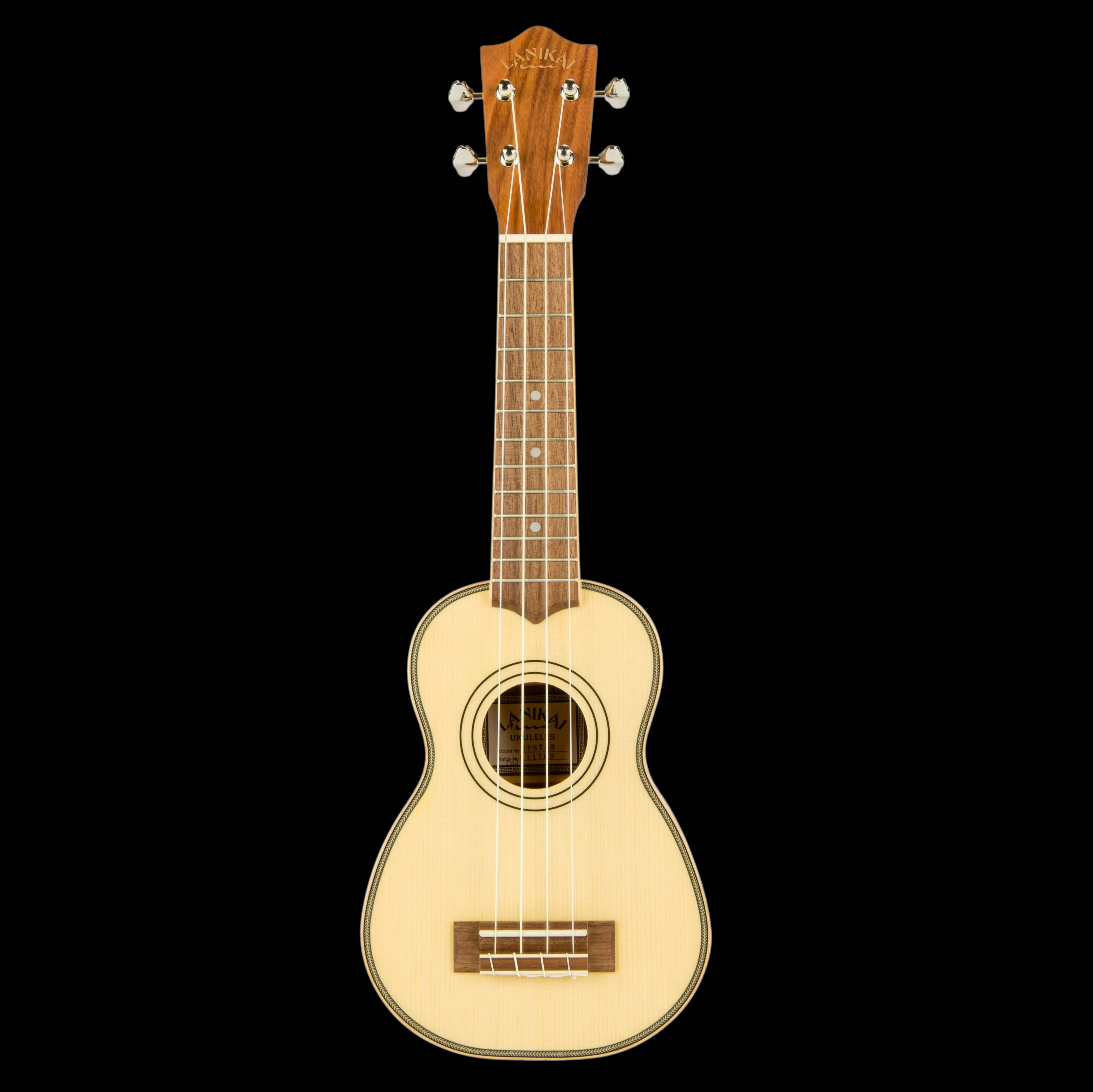Lanikai SPST-S Solid Spruce Top Morado Back and Side Soprano Ukulele - Image 3