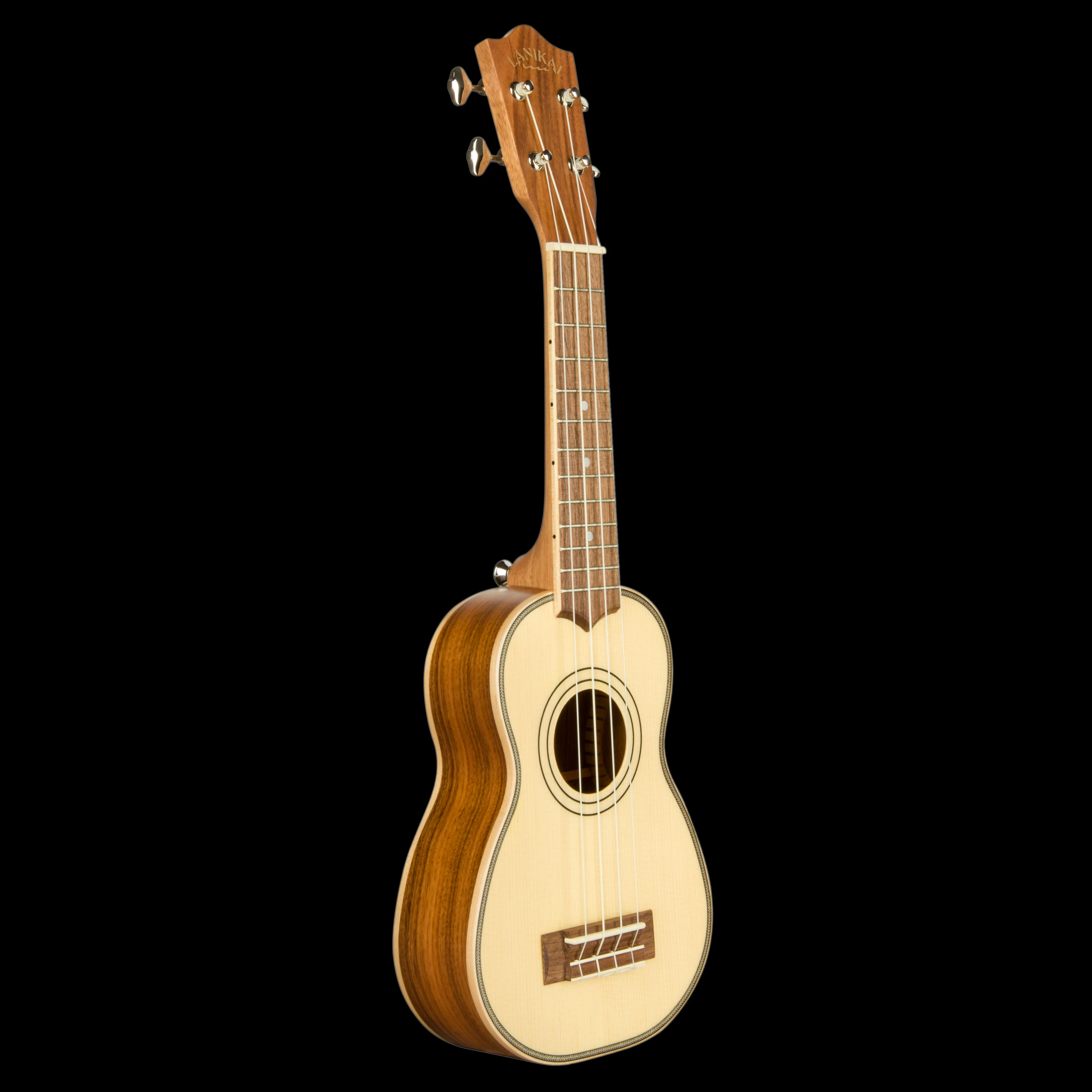 Lanikai SPST-S Solid Spruce Top Morado Back and Side Soprano Ukulele - Image 4