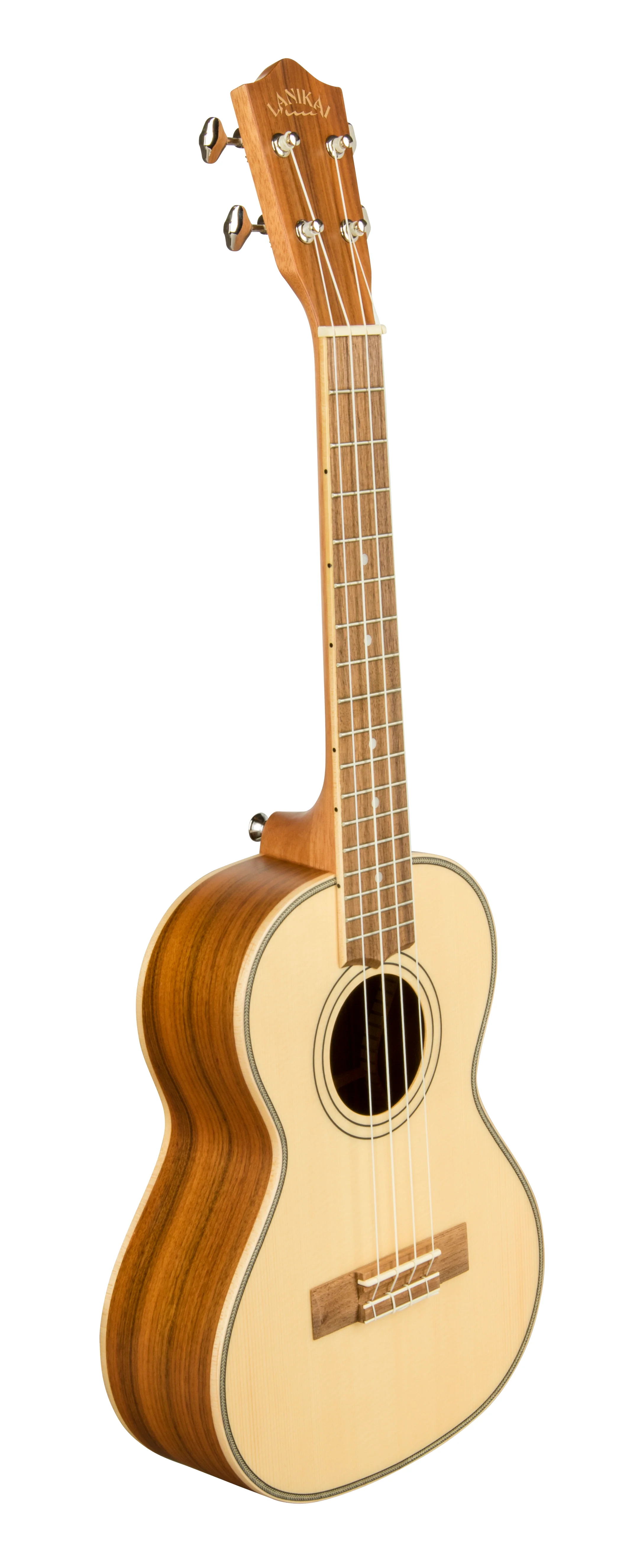 Lanikai SPST-T Solid Spruce Top Morado Back and Side Tenor Ukulele - Image 3