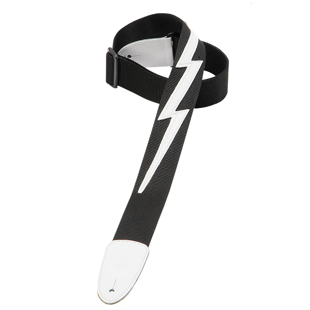 Levy's DM5-BLK 2" Wide Black Soft-Hand Polypropylene Guitar Strap
