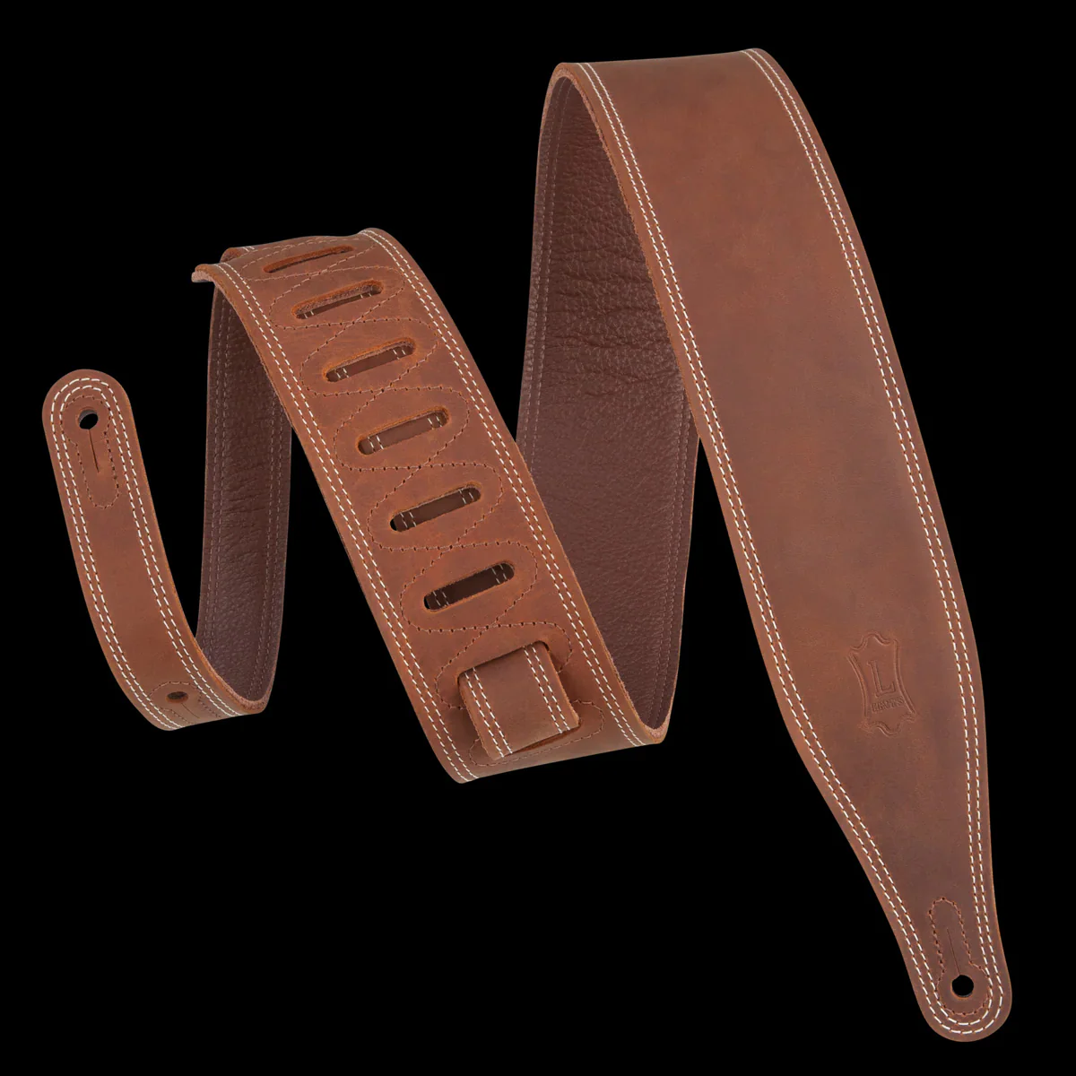 Levy's M17BDS-BRN Butter Series Brown Strap