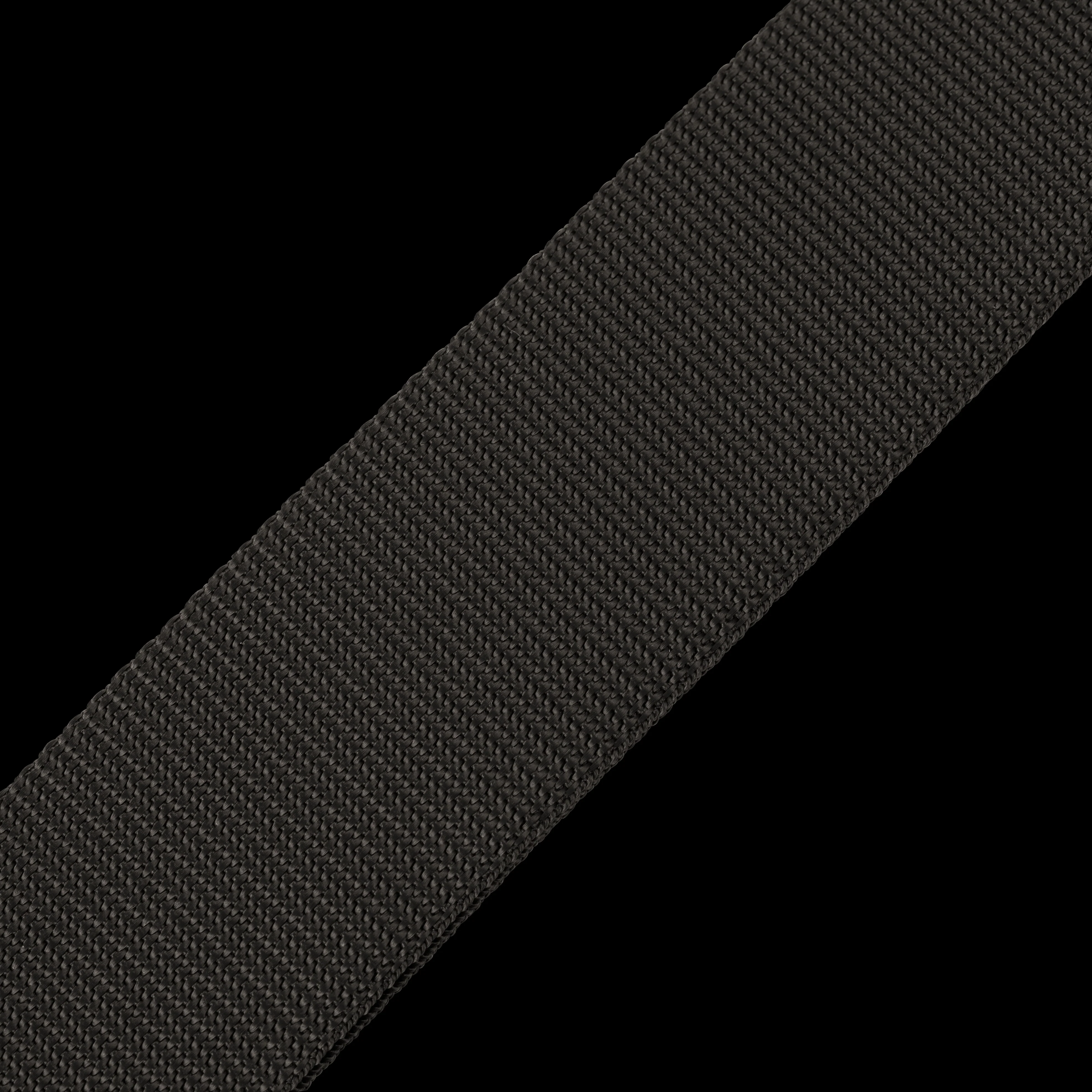 Levy's M8POLY-BLK 2" Wide Black Polypropylene Guitar Strap - Image 3