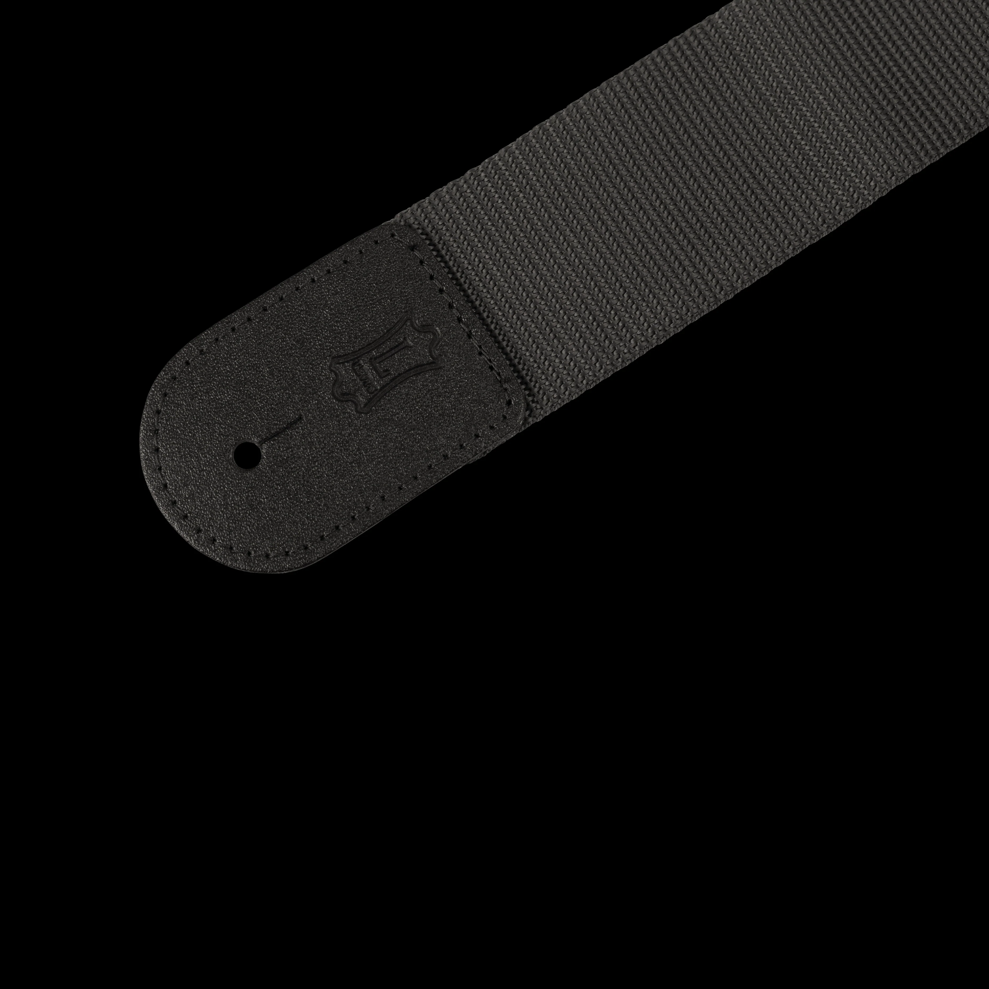 Levy's M8POLY-BLK 2" Wide Black Polypropylene Guitar Strap - Image 4